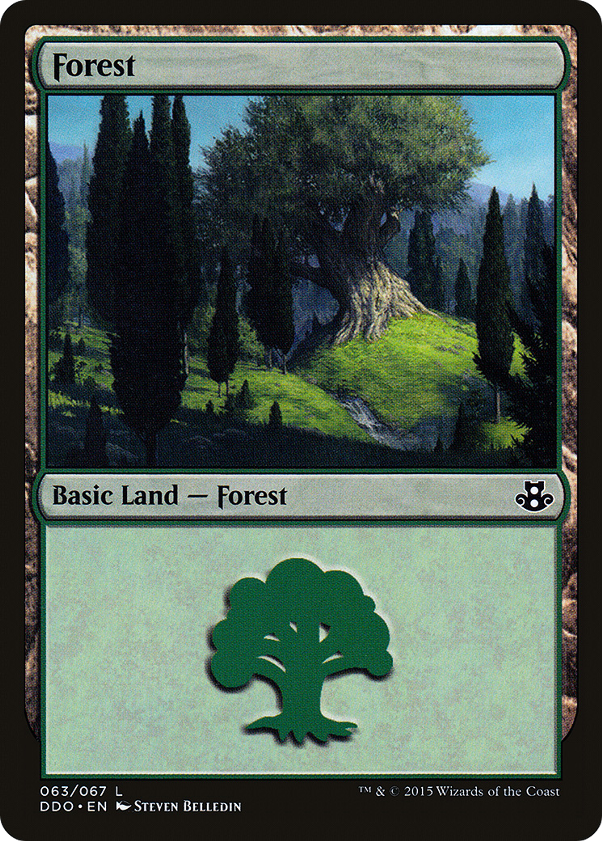 Forêt — Duel Decks: Elspeth vs. Kiora — Magic: The Gathering