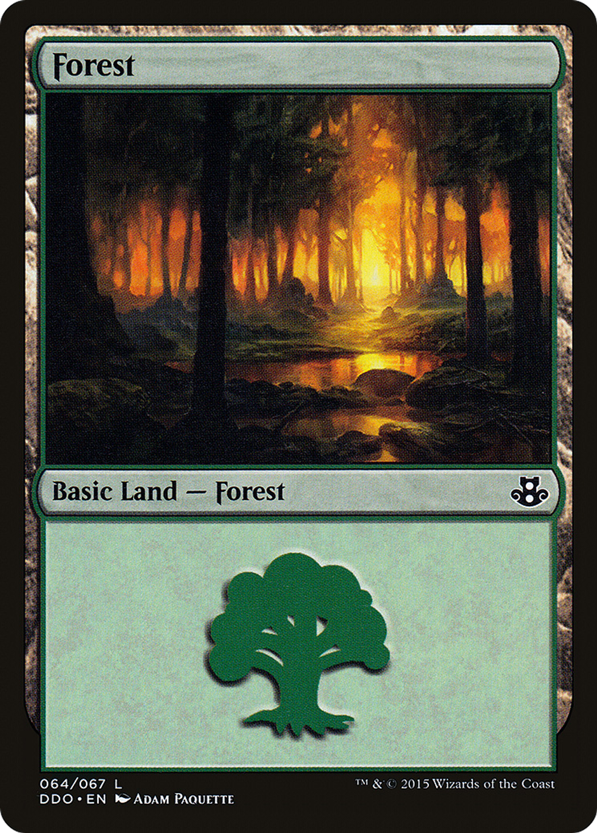Forêt — Duel Decks: Elspeth vs. Kiora — Magic: The Gathering