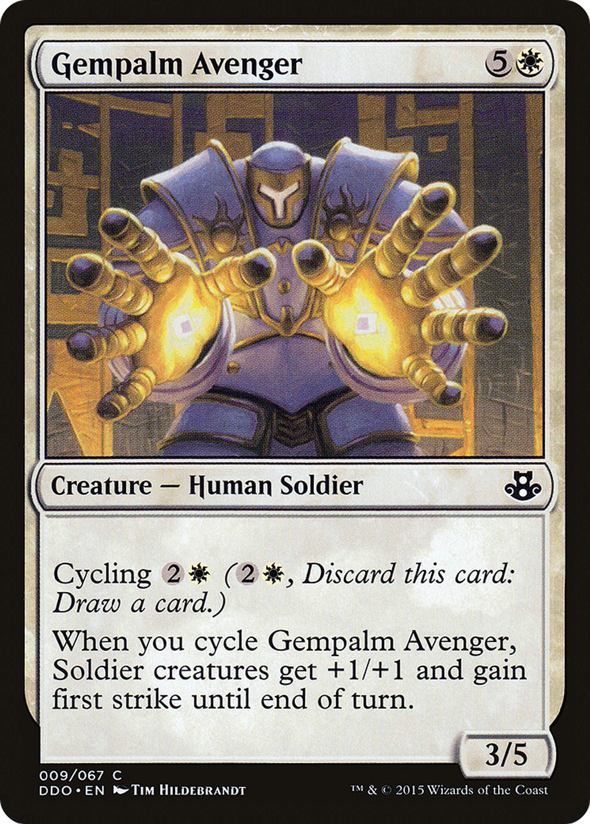 Vengeur gemmepaume — Duel Decks: Elspeth vs. Kiora — Magic: The Gathering