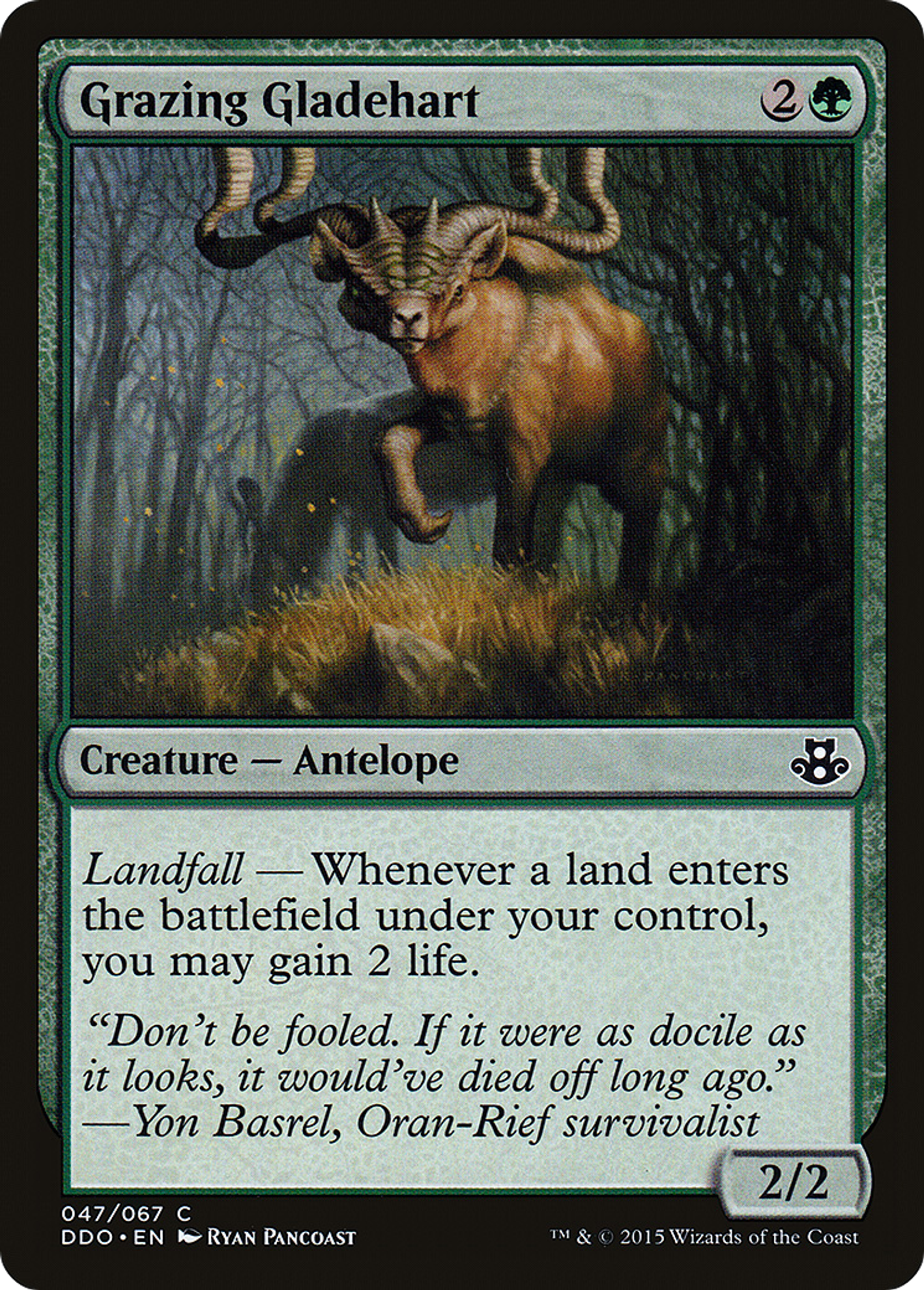 Cerfeclair paissant — Duel Decks: Elspeth vs. Kiora — Magic: The Gathering