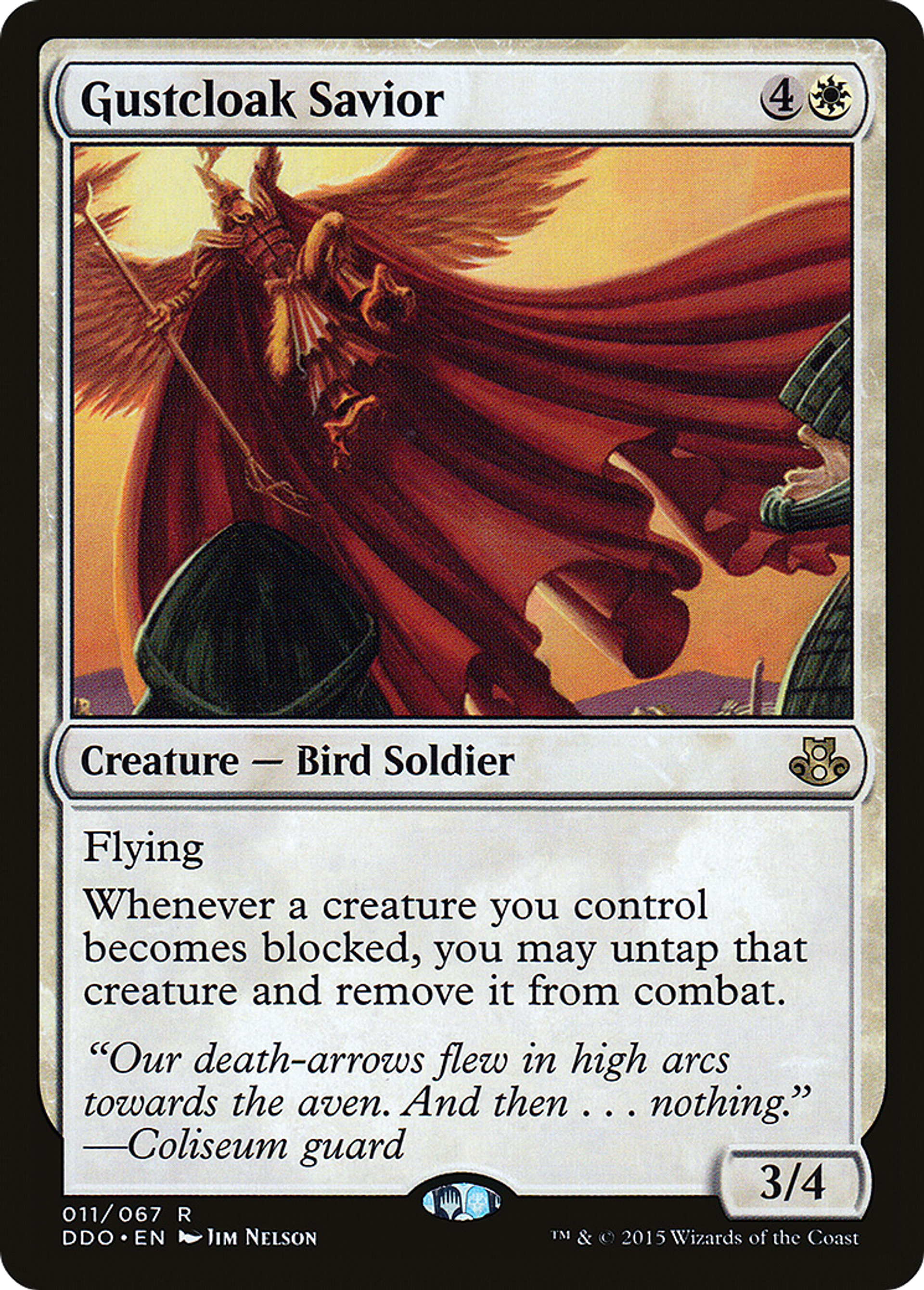 Sauveur soufflecape — Duel Decks: Elspeth vs. Kiora — Magic: The Gathering
