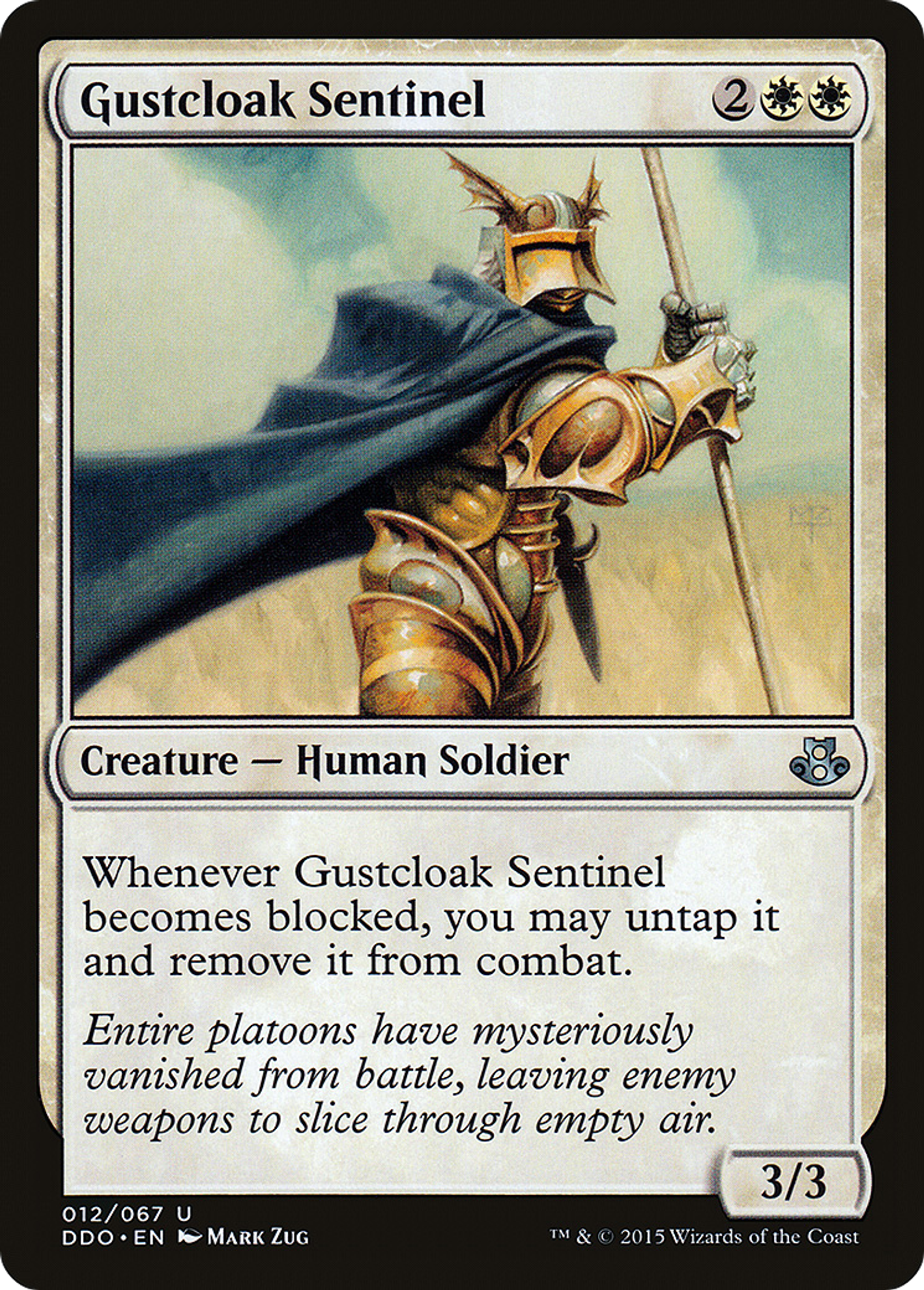 Sentinelle soufflecape — Duel Decks: Elspeth vs. Kiora — Magic: The Gathering