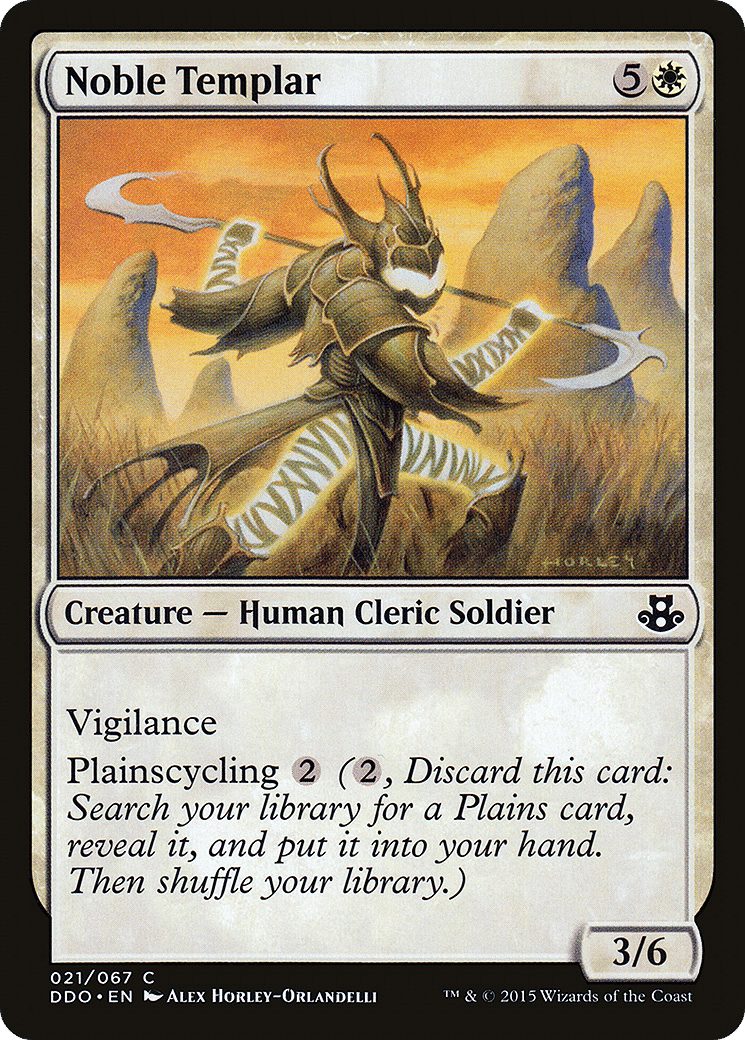 Noble Templar — Duel Decks: Elspeth vs. Kiora — Magic: The Gathering