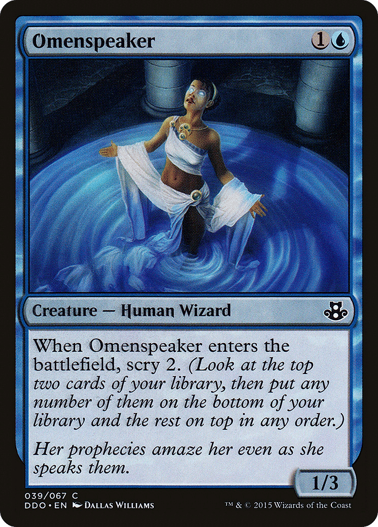 Omenspeaker — Duel Decks: Elspeth vs. Kiora — Magic: The Gathering