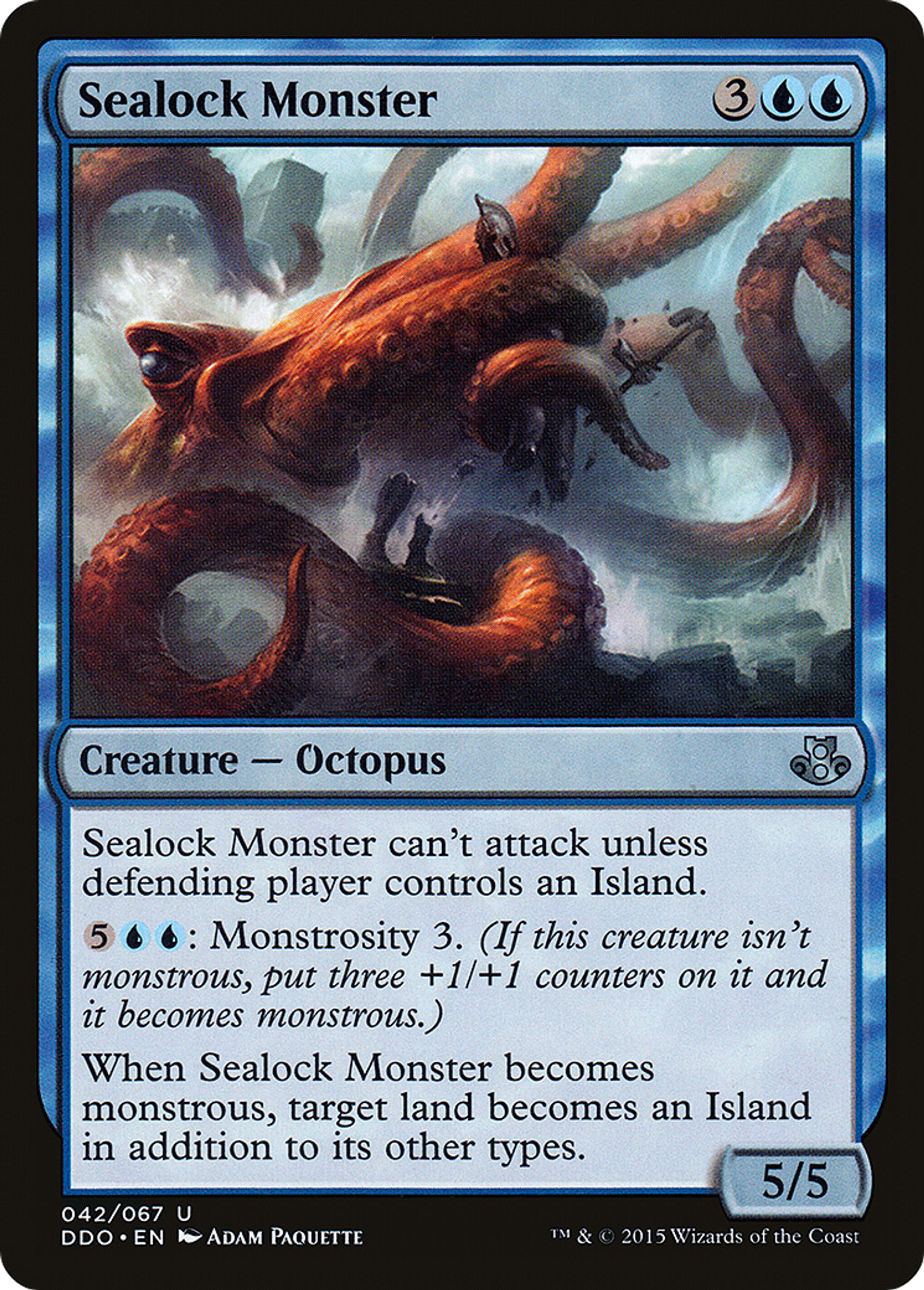 Monstre de la geôle océane — Duel Decks: Elspeth vs. Kiora — Magic: The Gathering