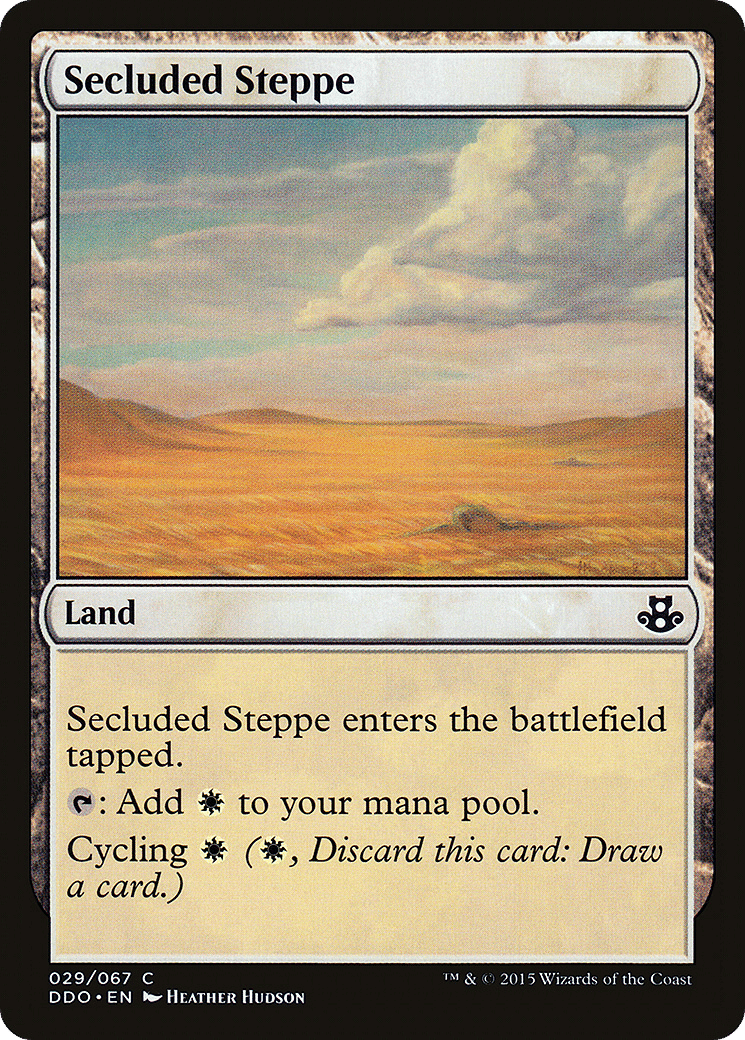 Secluded Steppe — Duel Decks: Elspeth vs. Kiora — Magic: The Gathering