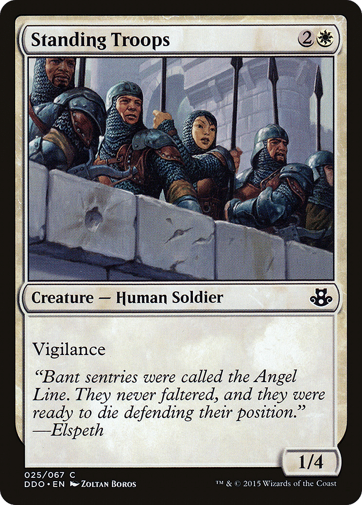 Standing Troops — Duel Decks: Elspeth vs. Kiora — Magic: The Gathering