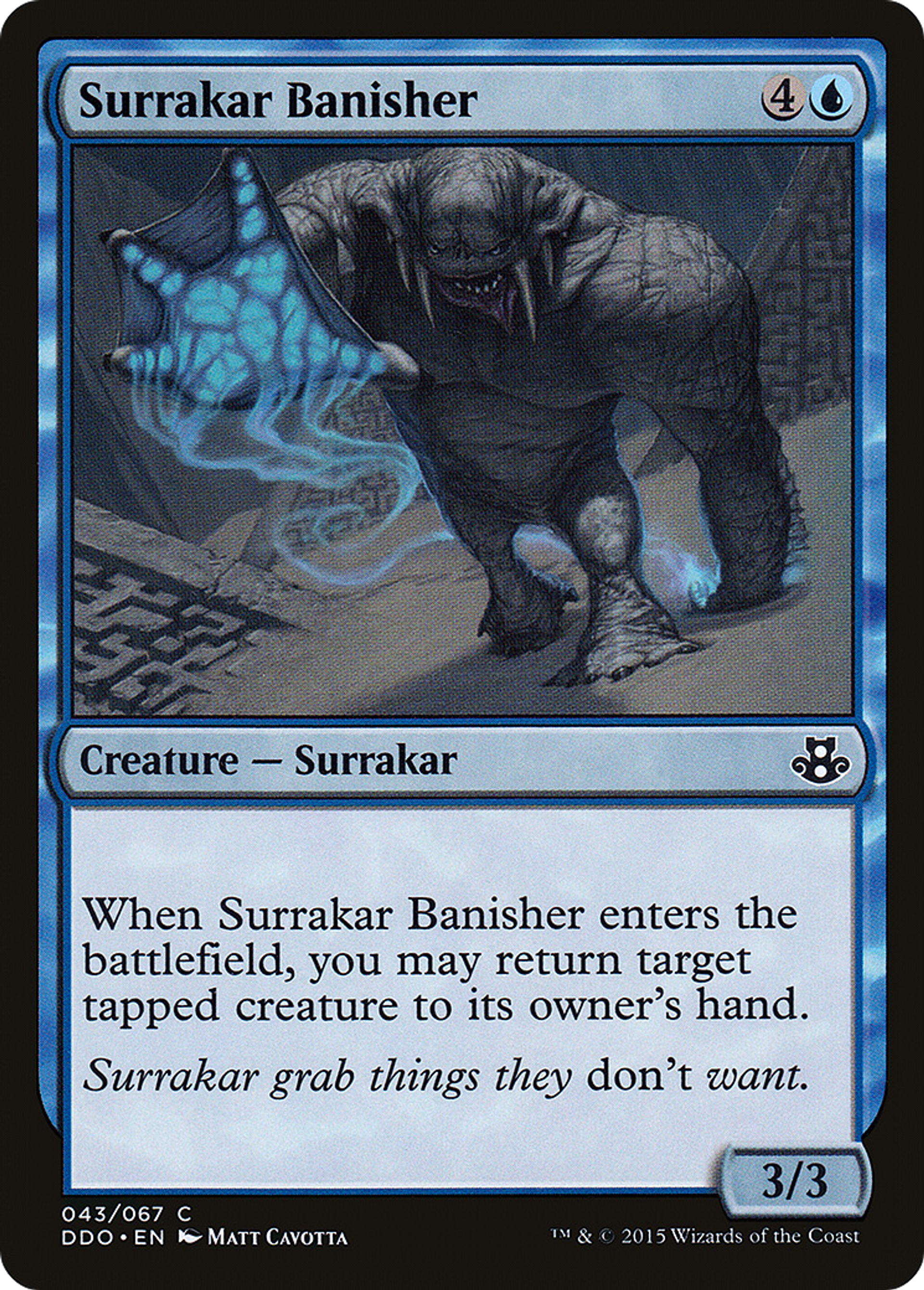 Bannisseur surrakar — Duel Decks: Elspeth vs. Kiora — Magic: The Gathering