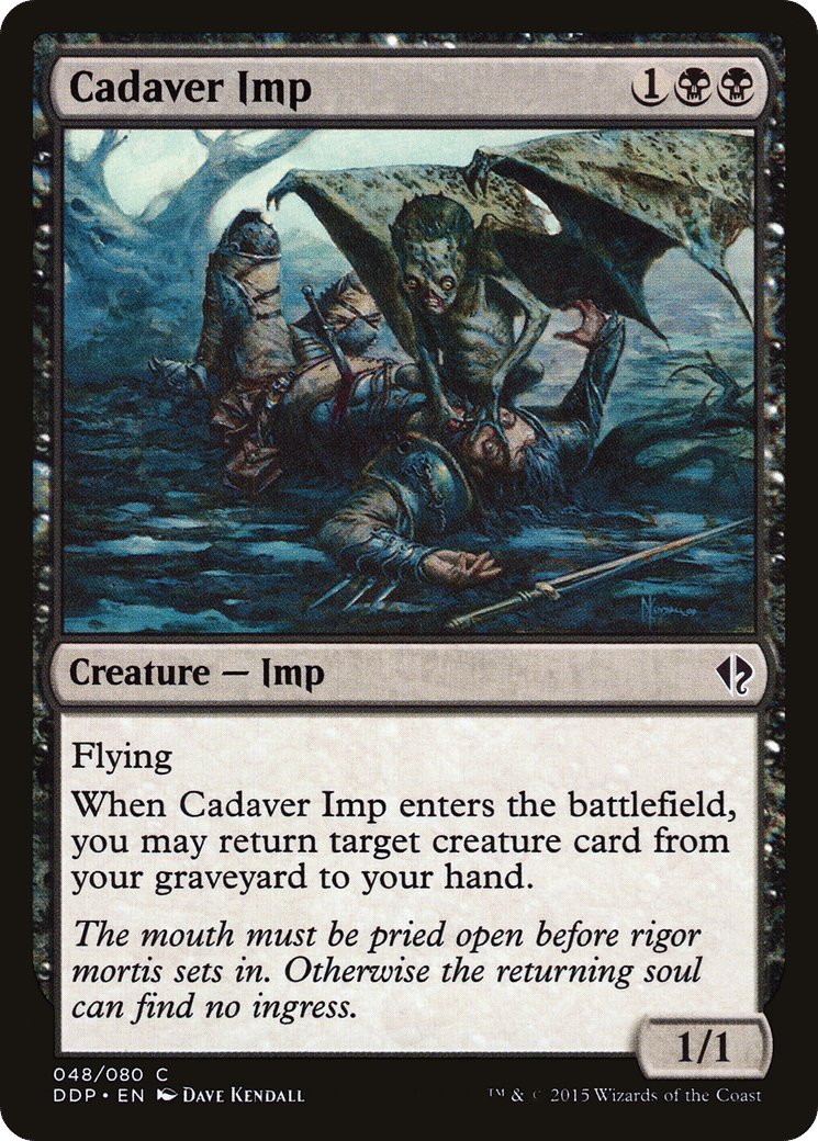 Cadaver Imp — Duel Decks: Zendikar vs. Eldrazi — Magic: The Gathering