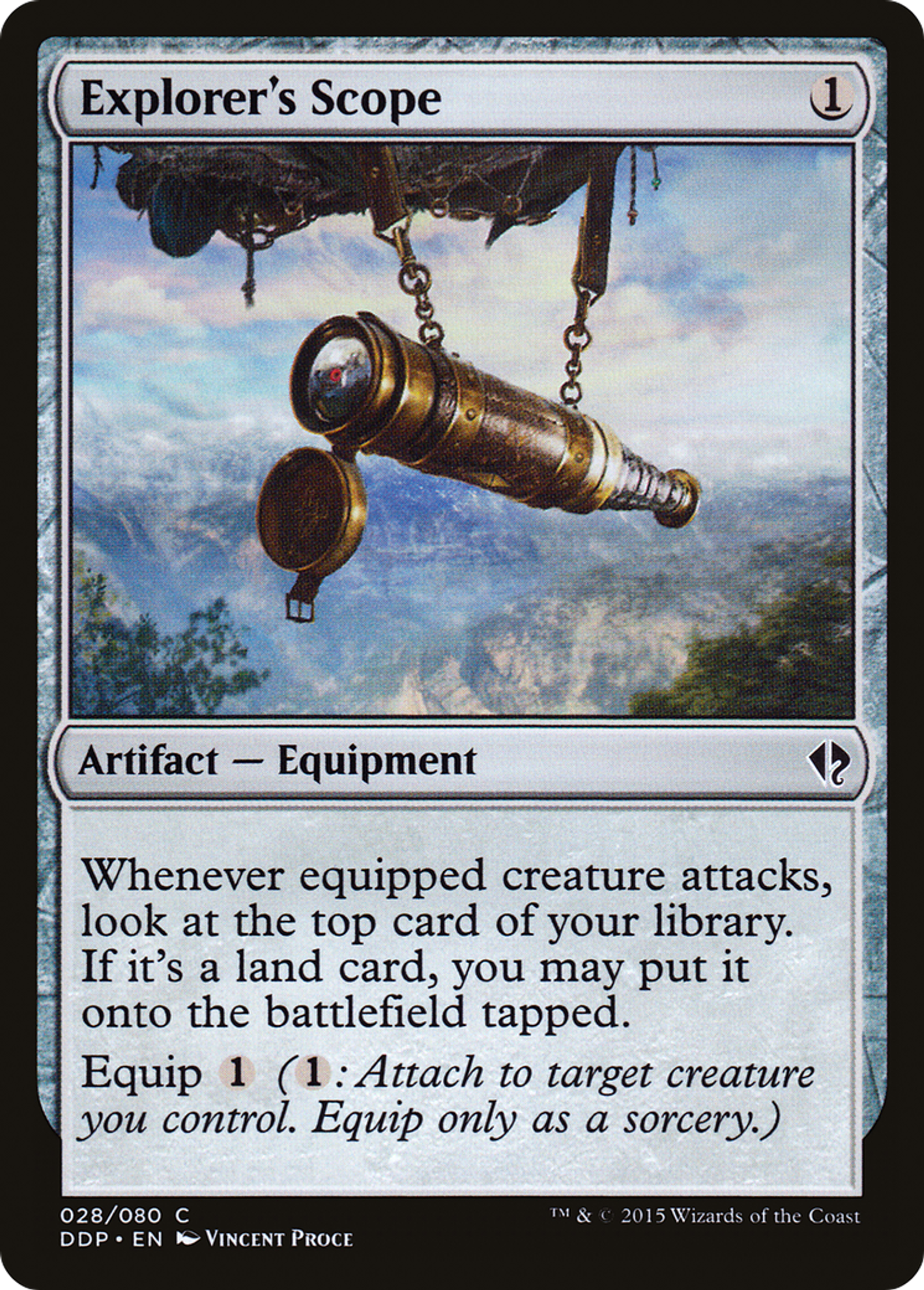 Explorer's Scope — Duel Decks: Zendikar vs. Eldrazi — Magic: The Gathering