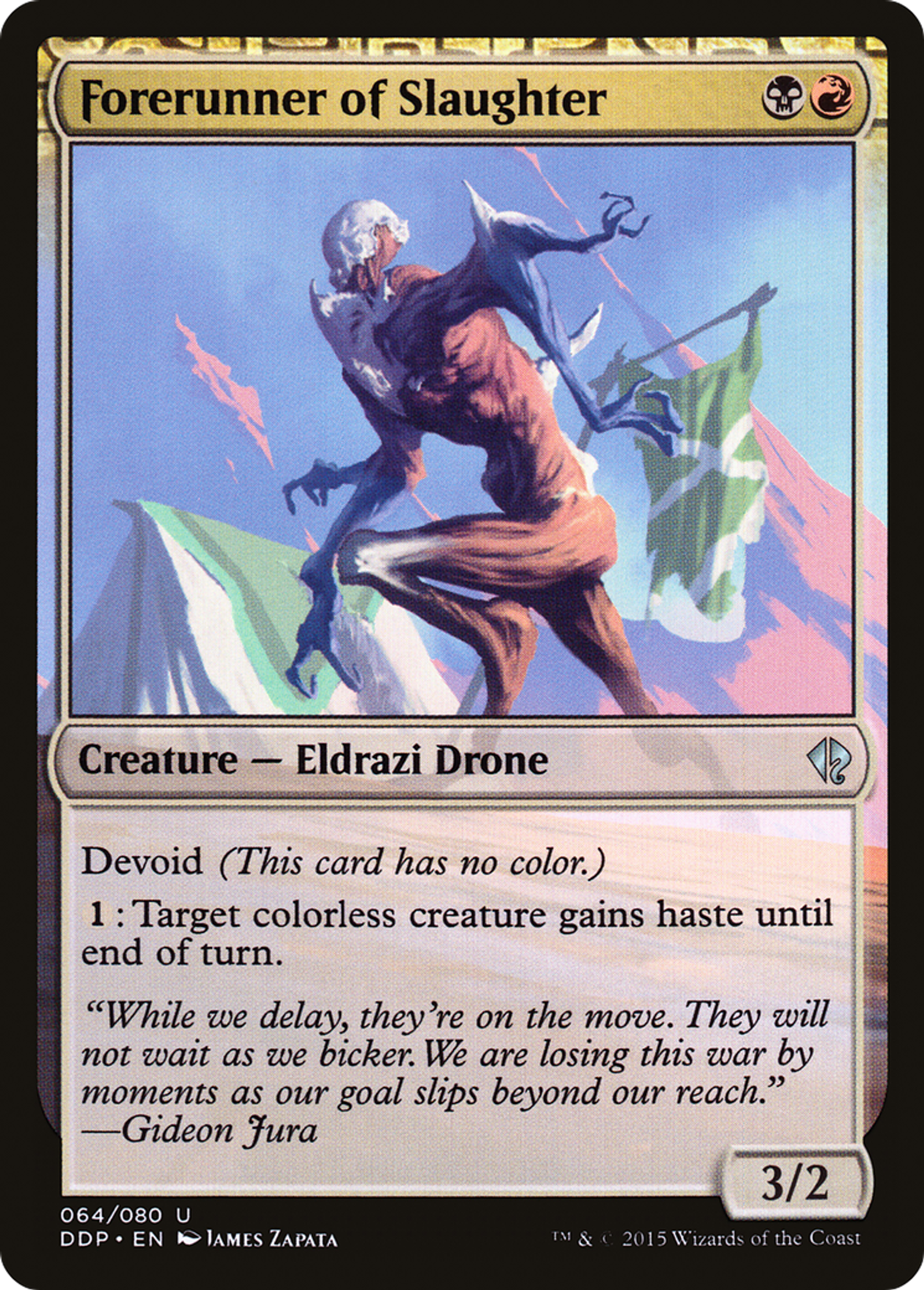 Forerunner of Slaughter — Duel Decks: Zendikar vs. Eldrazi — Magic: The Gathering