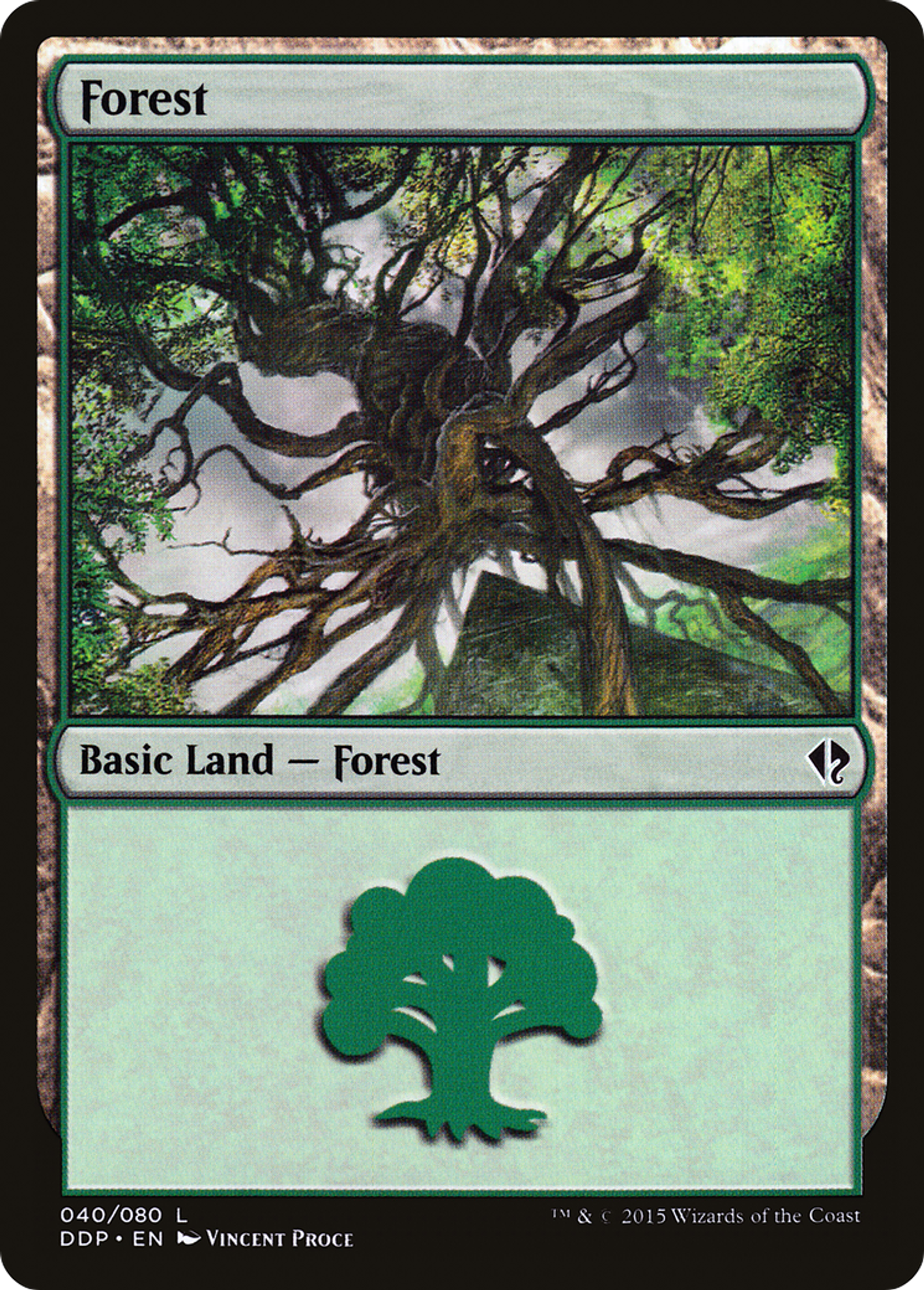 Forest — Duel Decks: Zendikar vs. Eldrazi — Magic: The Gathering