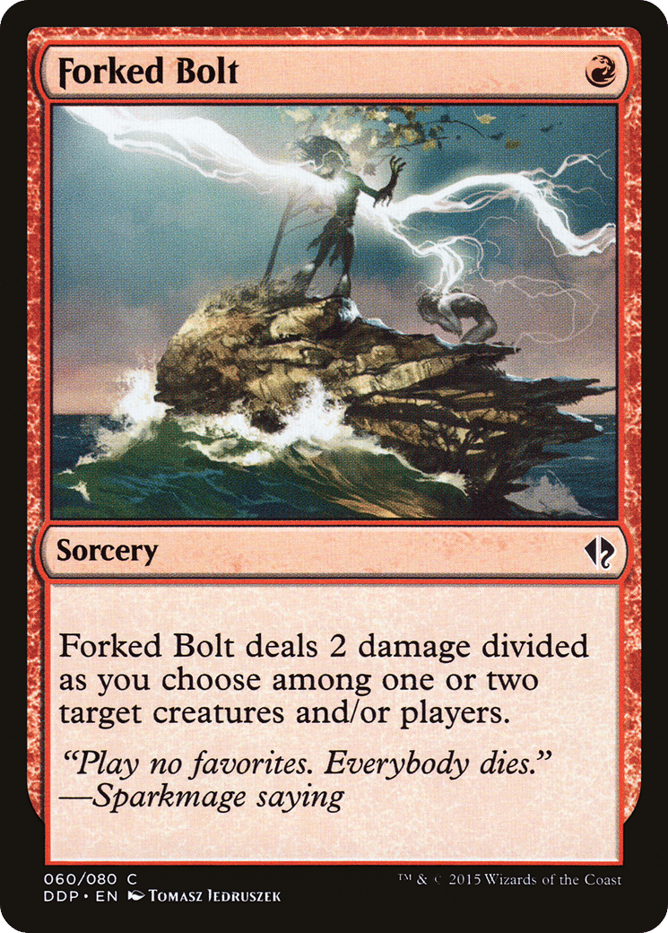 Forked Bolt — Duel Decks: Zendikar vs. Eldrazi — Magic: The Gathering