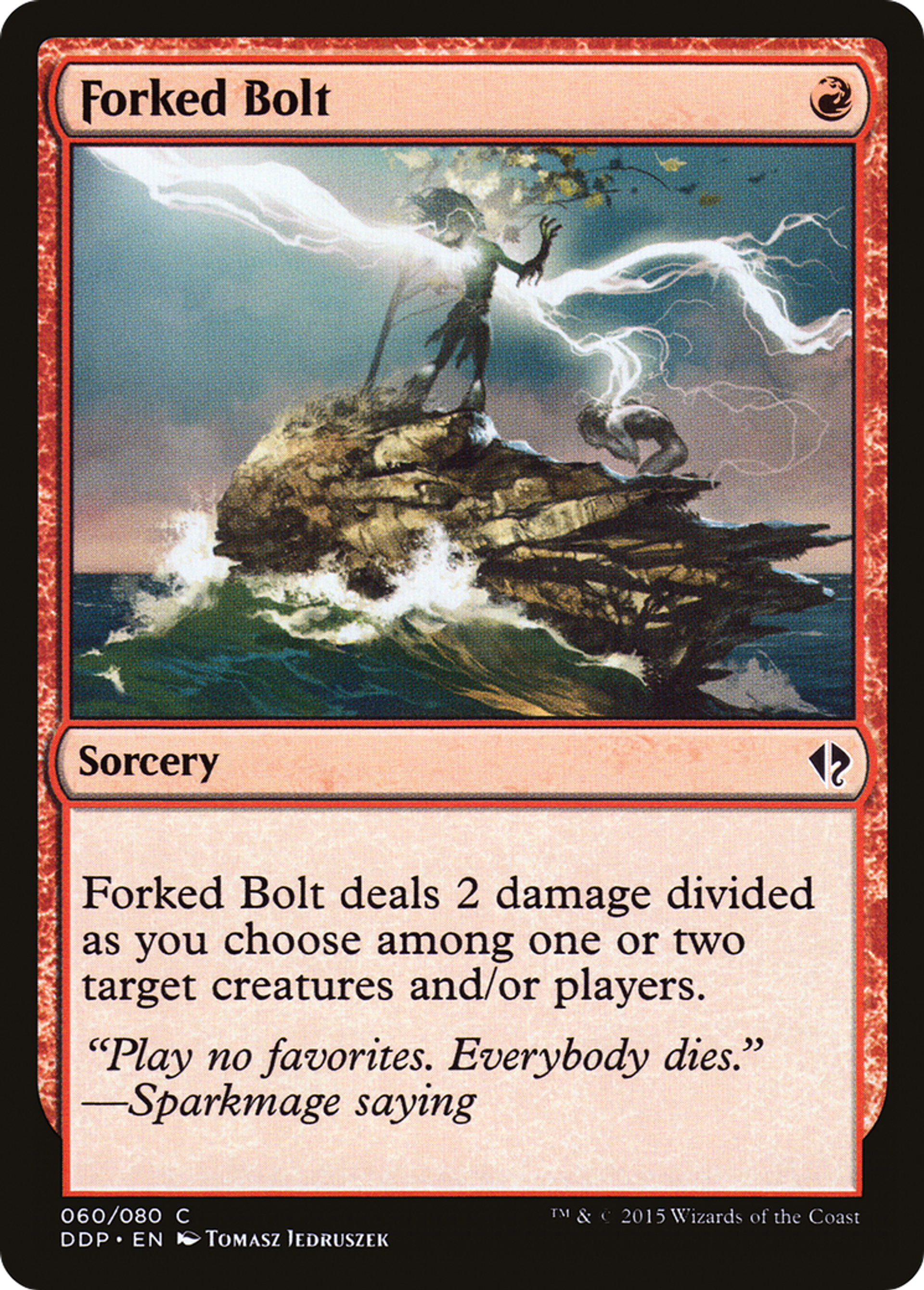 Forked Bolt — Duel Decks: Zendikar vs. Eldrazi — Magic: The Gathering