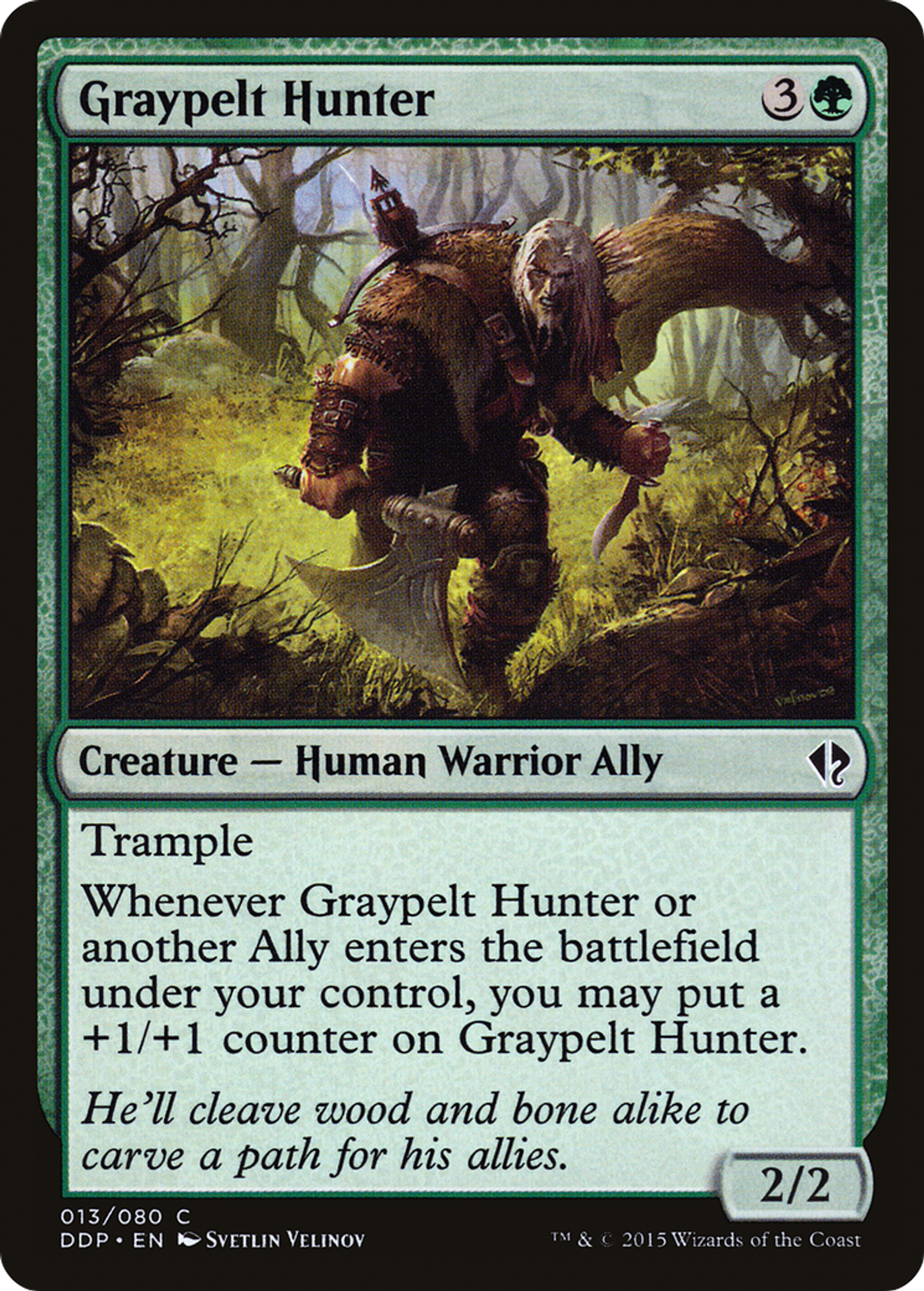 Graypelt Hunter — Duel Decks: Zendikar vs. Eldrazi — Magic: The Gathering