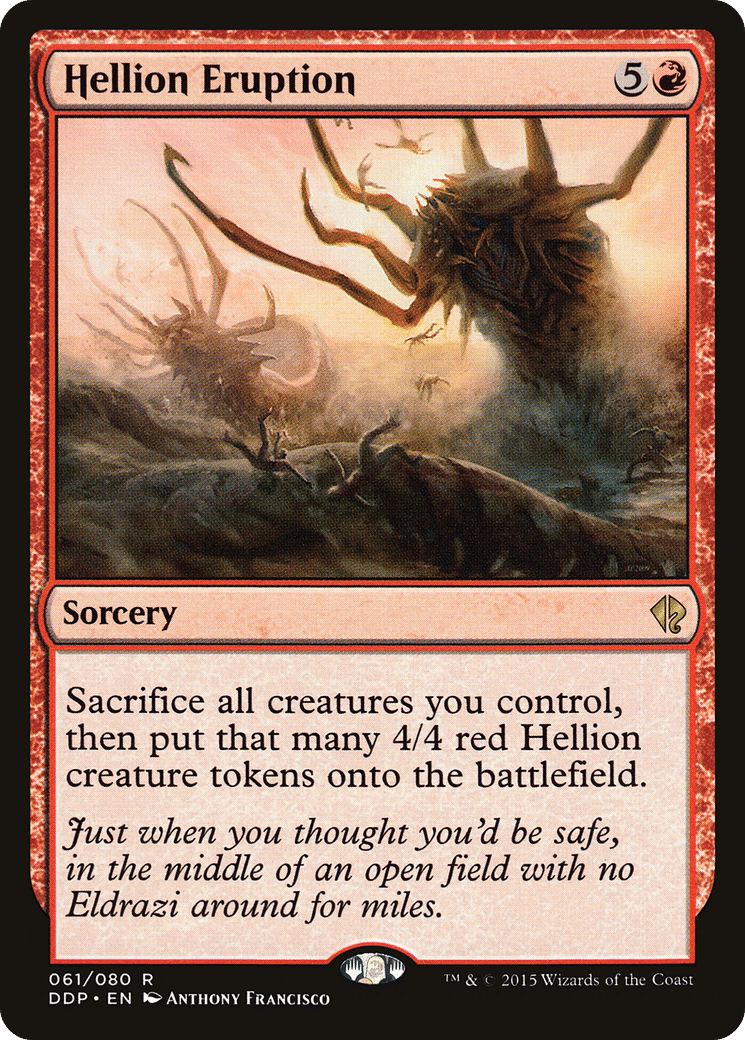 Hellion Eruption — Duel Decks: Zendikar vs. Eldrazi — Magic: The Gathering