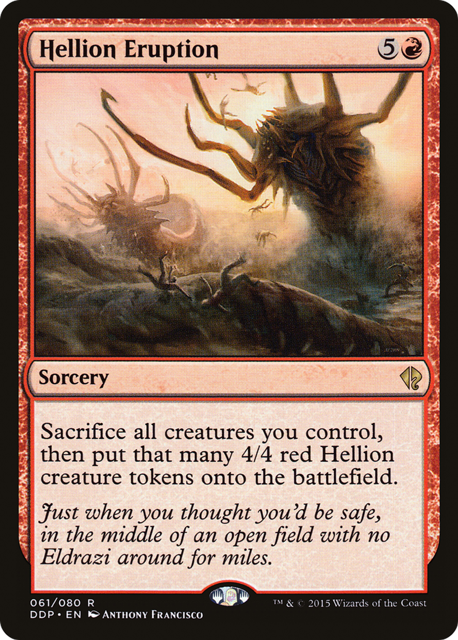 Hellion Eruption — Duel Decks: Zendikar vs. Eldrazi — Magic: The Gathering