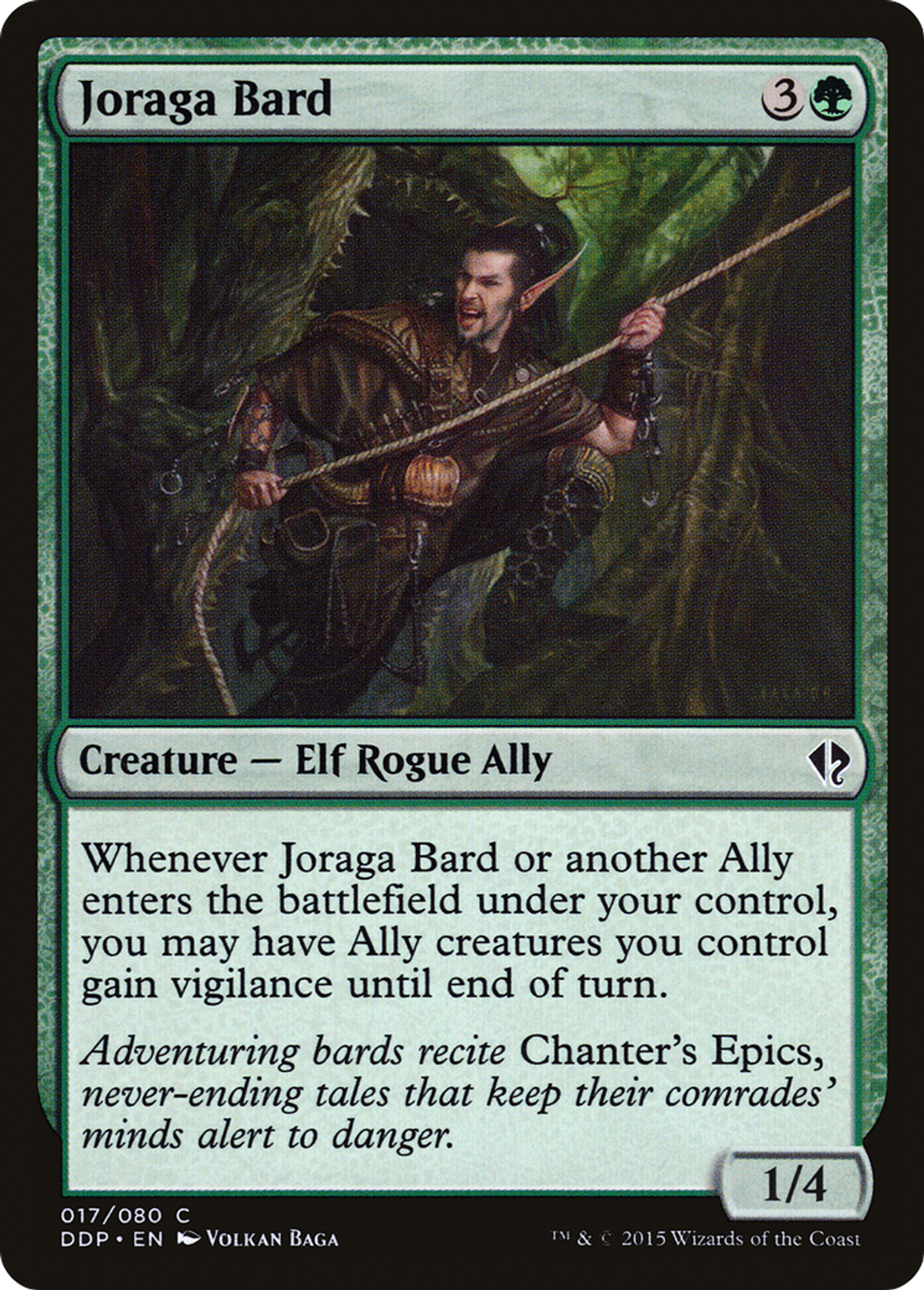 Joraga Bard — Duel Decks: Zendikar vs. Eldrazi — Magic: The Gathering