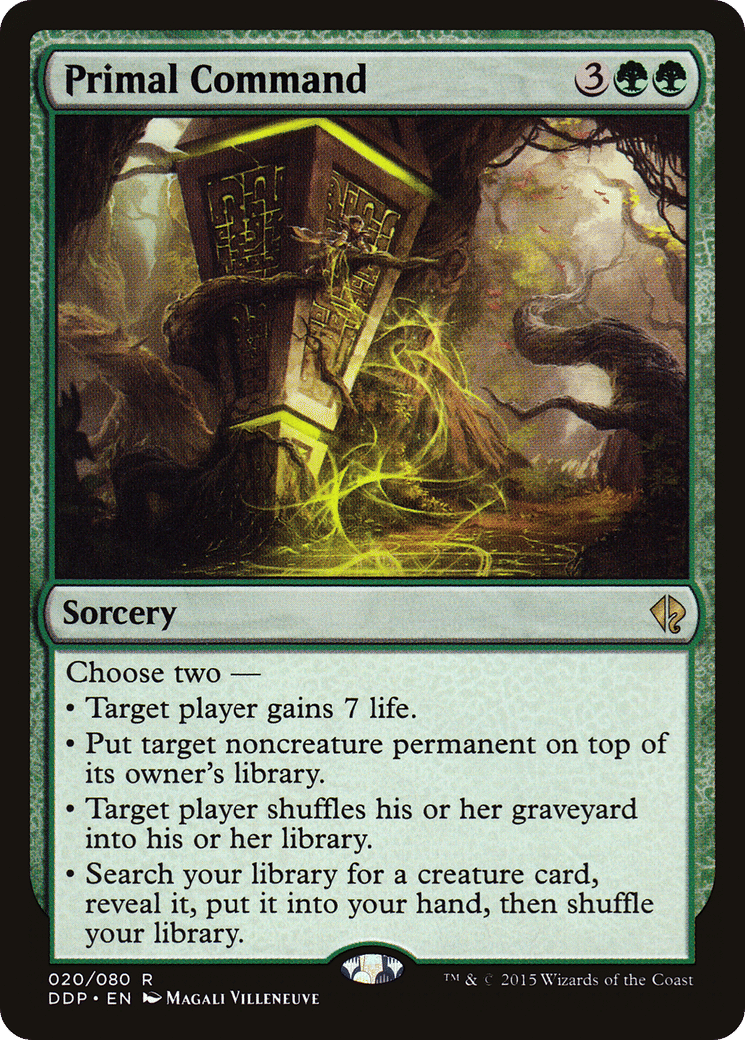 Primal Command — Duel Decks: Zendikar vs. Eldrazi — Magic: The Gathering