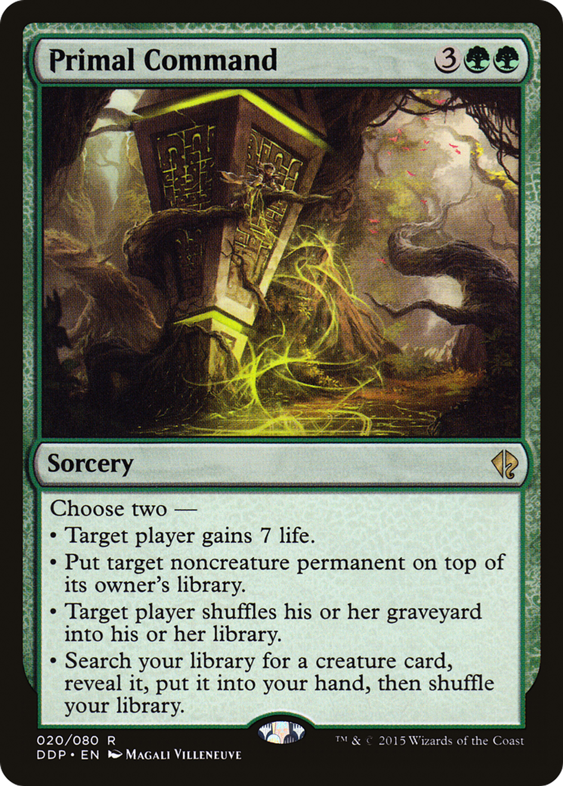 Primal Command — Duel Decks: Zendikar vs. Eldrazi — Magic: The Gathering