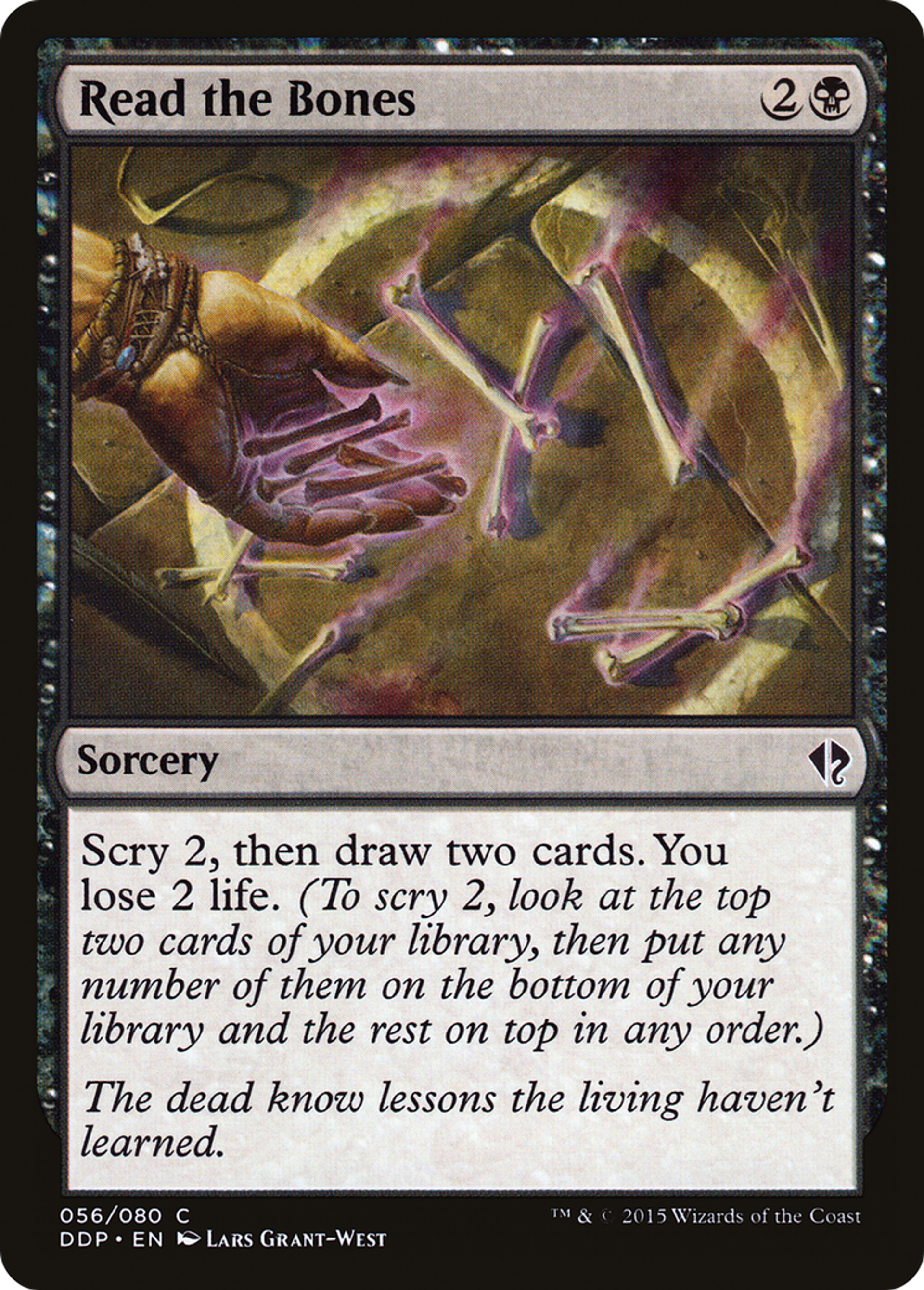 Read the Bones — Duel Decks: Zendikar vs. Eldrazi — Magic: The Gathering