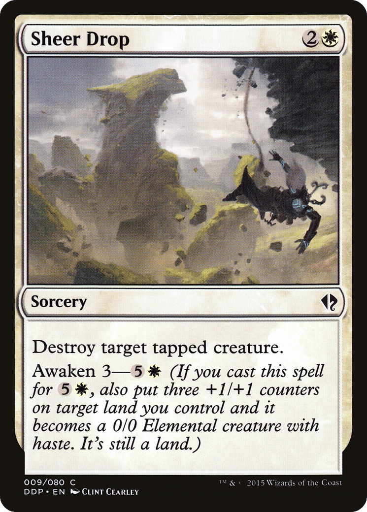 Sheer Drop — Duel Decks: Zendikar vs. Eldrazi — Magic: The Gathering