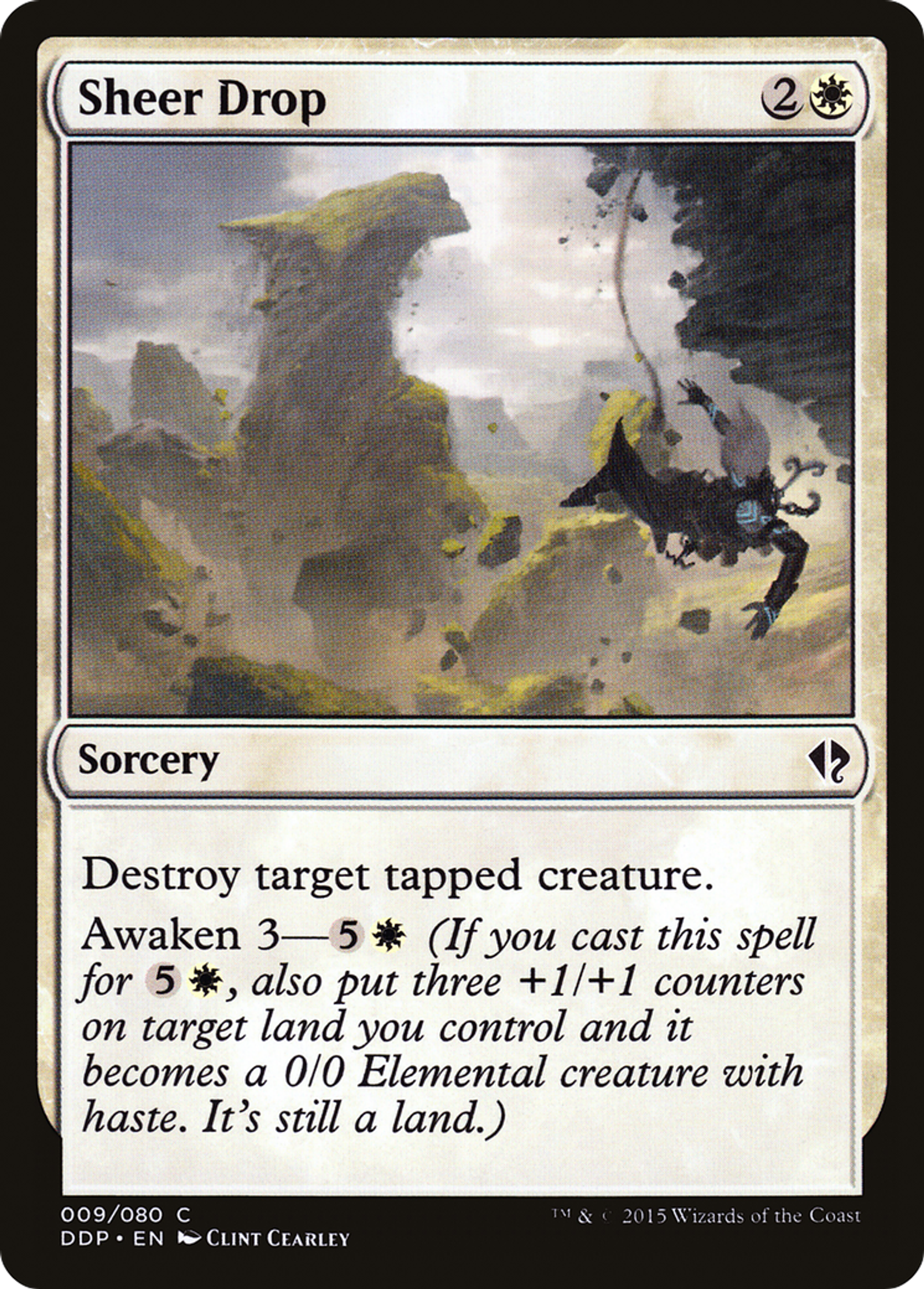 Sheer Drop — Duel Decks: Zendikar vs. Eldrazi — Magic: The Gathering