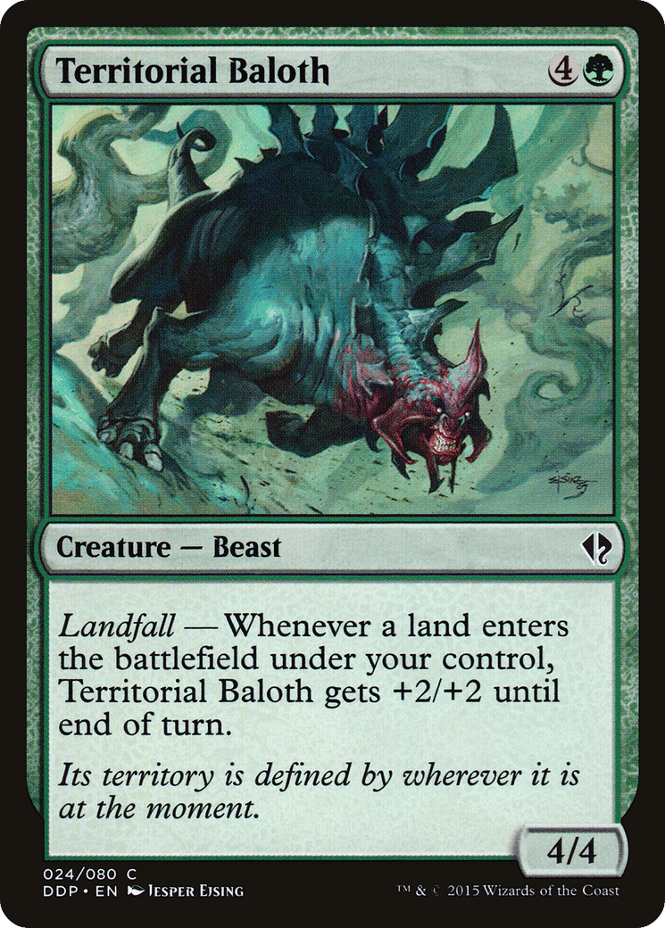 Territorial Baloth — Duel Decks: Zendikar vs. Eldrazi — Magic: The Gathering