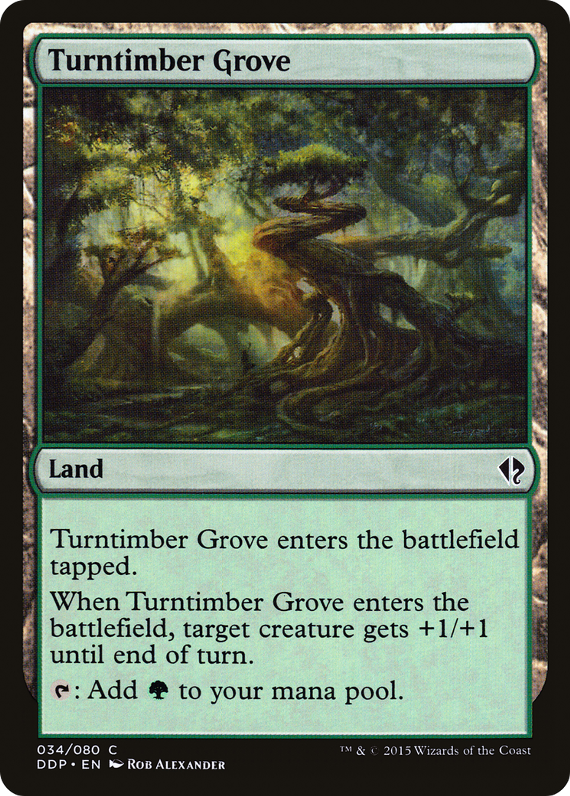 Turntimber Grove — Duel Decks: Zendikar vs. Eldrazi — Magic: The Gathering