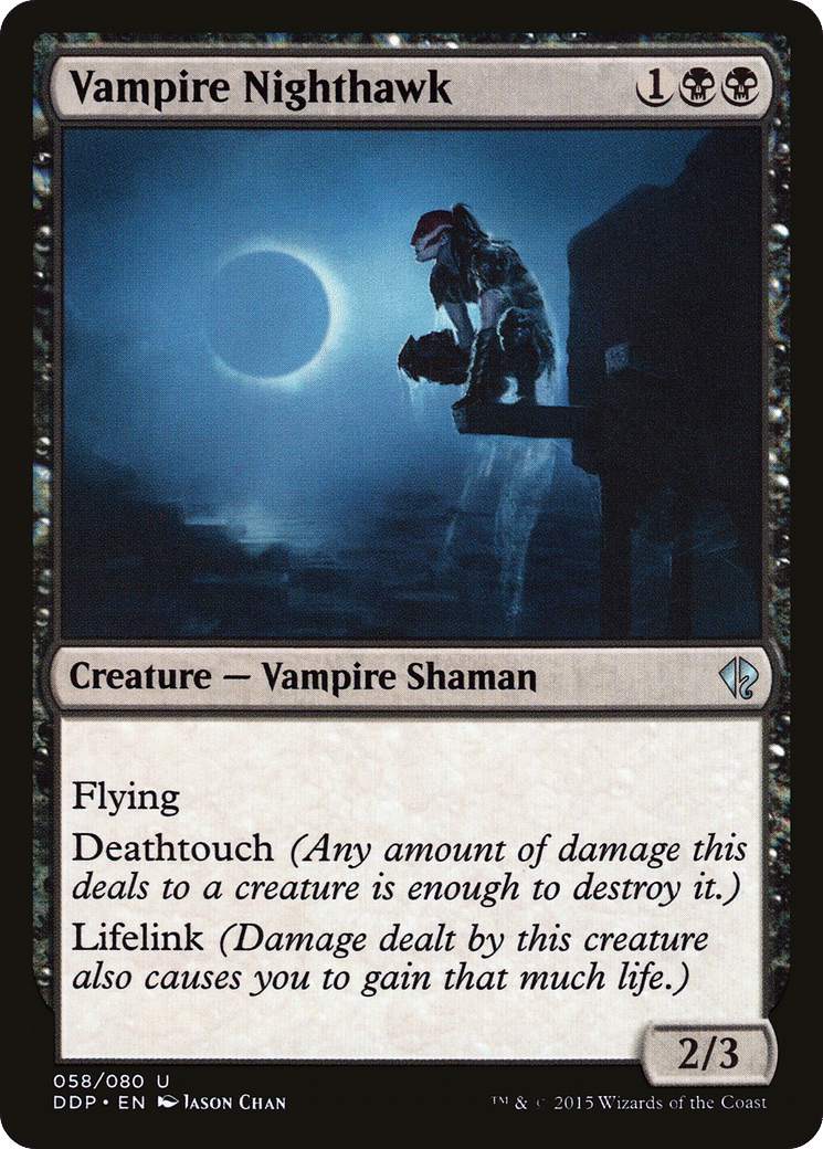 Vampire Nighthawk — Duel Decks: Zendikar vs. Eldrazi — Magic: The Gathering
