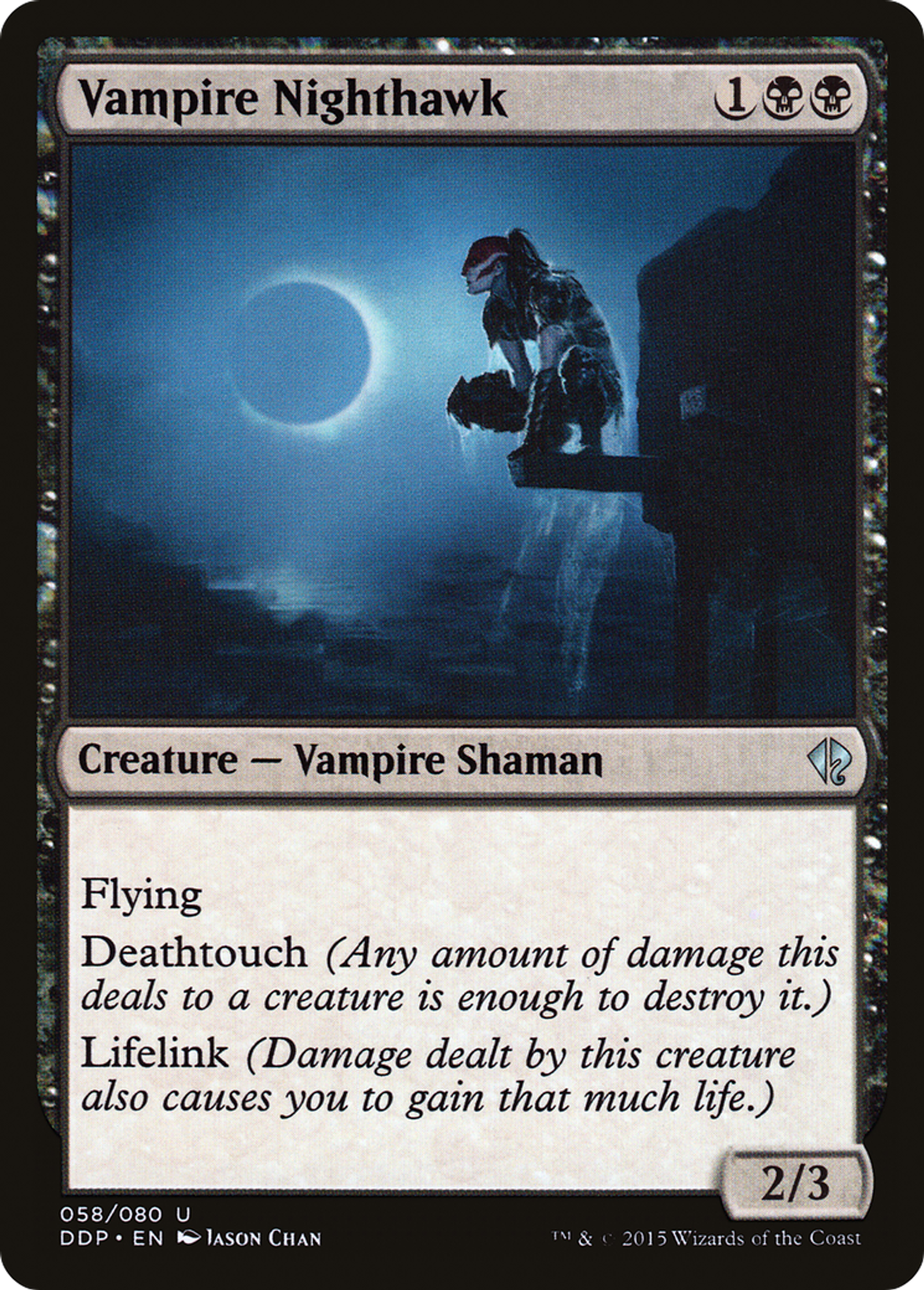 Vampire Nighthawk — Duel Decks: Zendikar vs. Eldrazi — Magic: The Gathering
