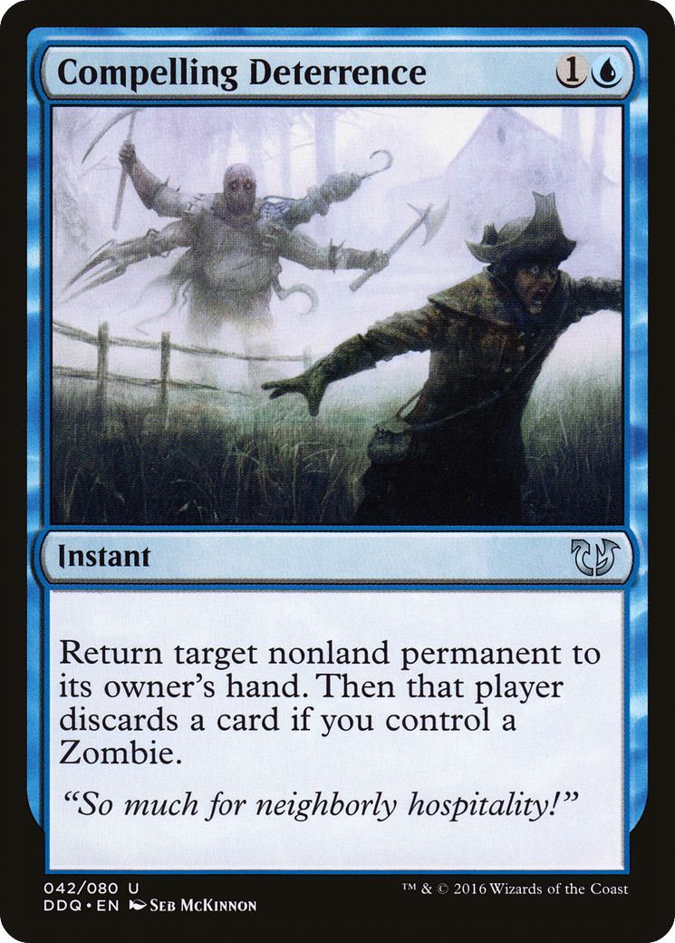 Compelling Deterrence — Duel Decks: Blessed vs. Cursed — Magic: The Gathering