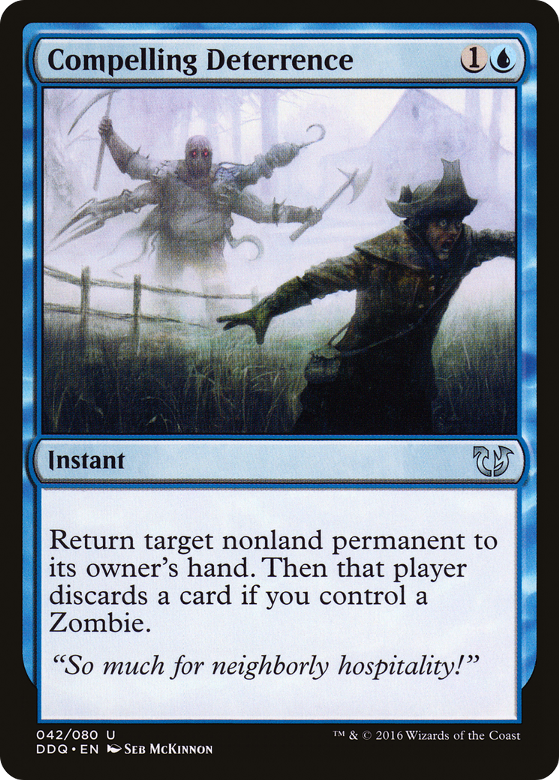 Compelling Deterrence — Duel Decks: Blessed vs. Cursed — Magic: The Gathering
