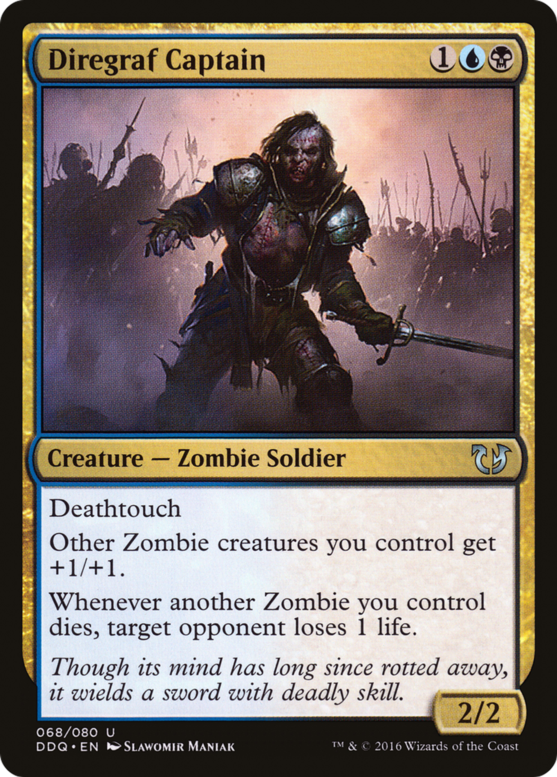 Diregraf Captain — Duel Decks: Blessed vs. Cursed — Magic: The Gathering