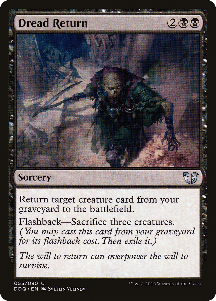 Dread Return — Duel Decks: Blessed vs. Cursed — Magic: The Gathering
