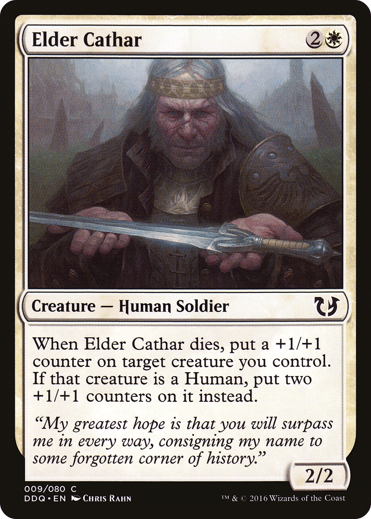 Elder Cathar — Duel Decks: Blessed vs. Cursed — Magic: The Gathering