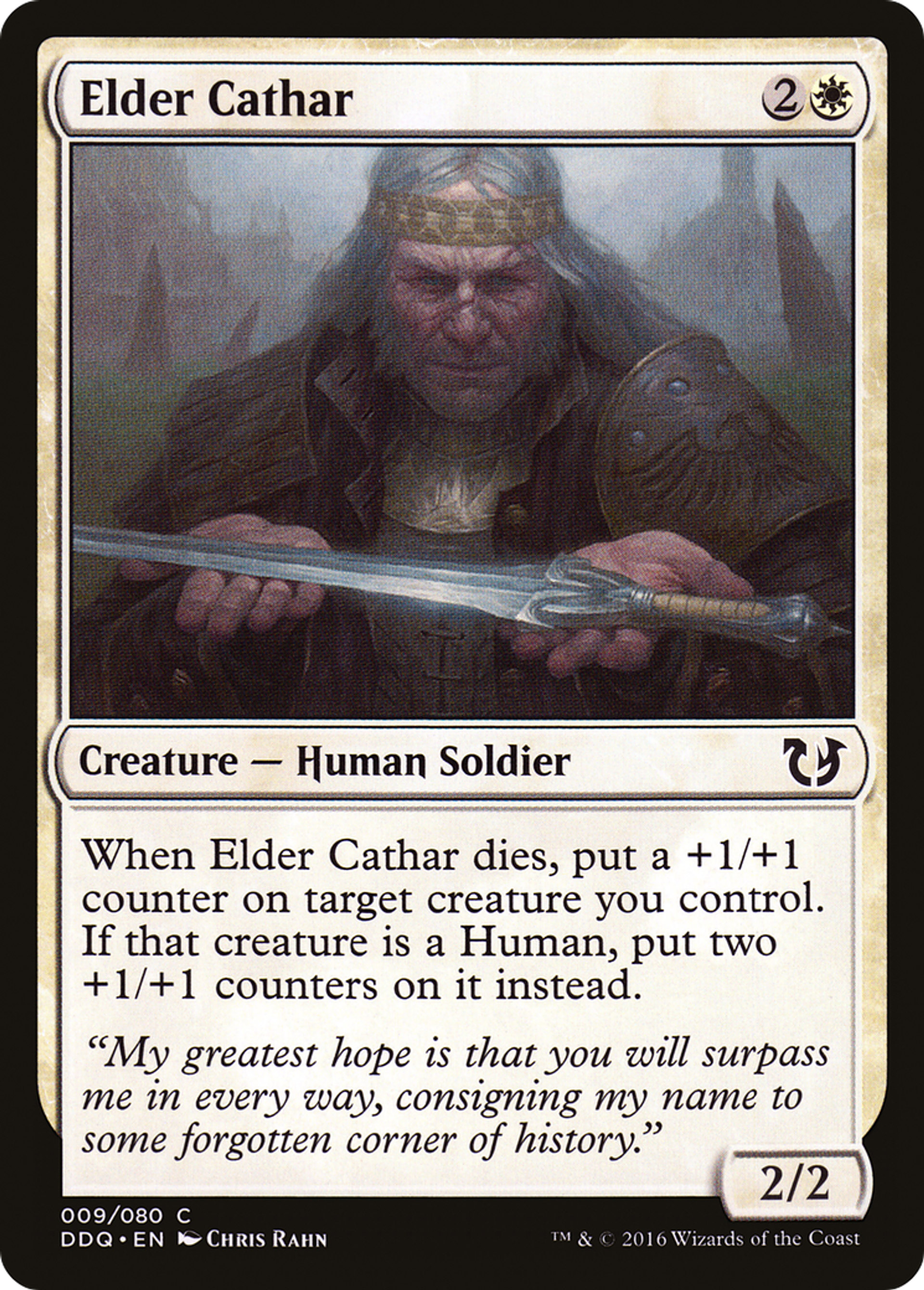 Elder Cathar — Duel Decks: Blessed vs. Cursed — Magic: The Gathering