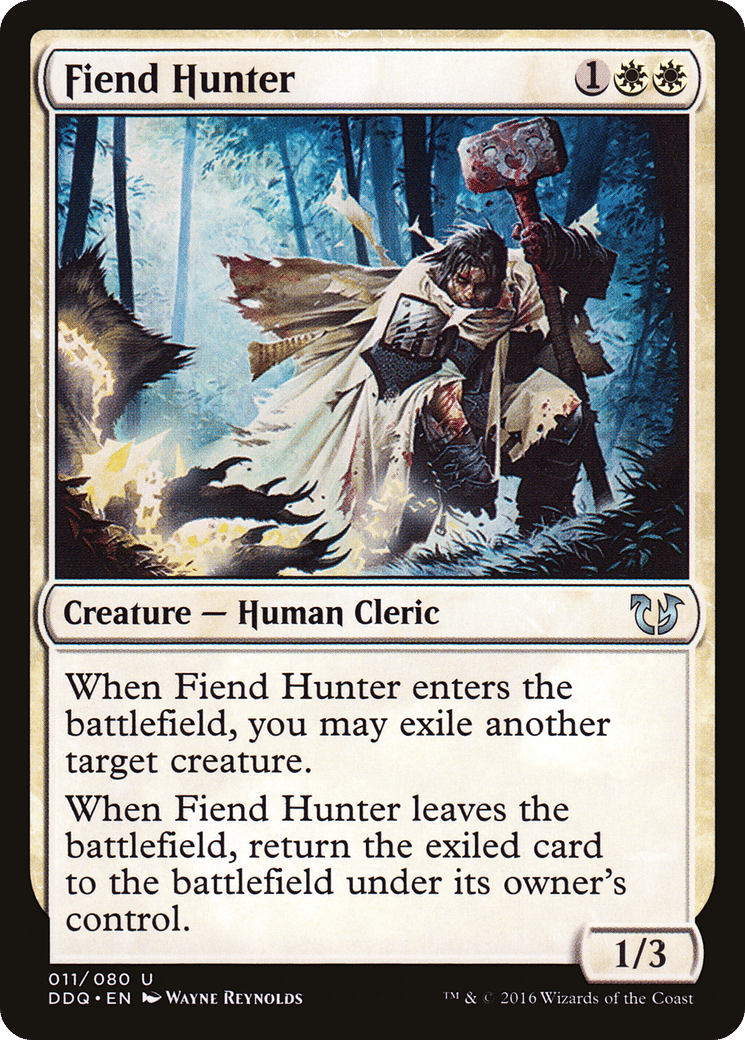 Fiend Hunter — Duel Decks: Blessed vs. Cursed — Magic: The Gathering