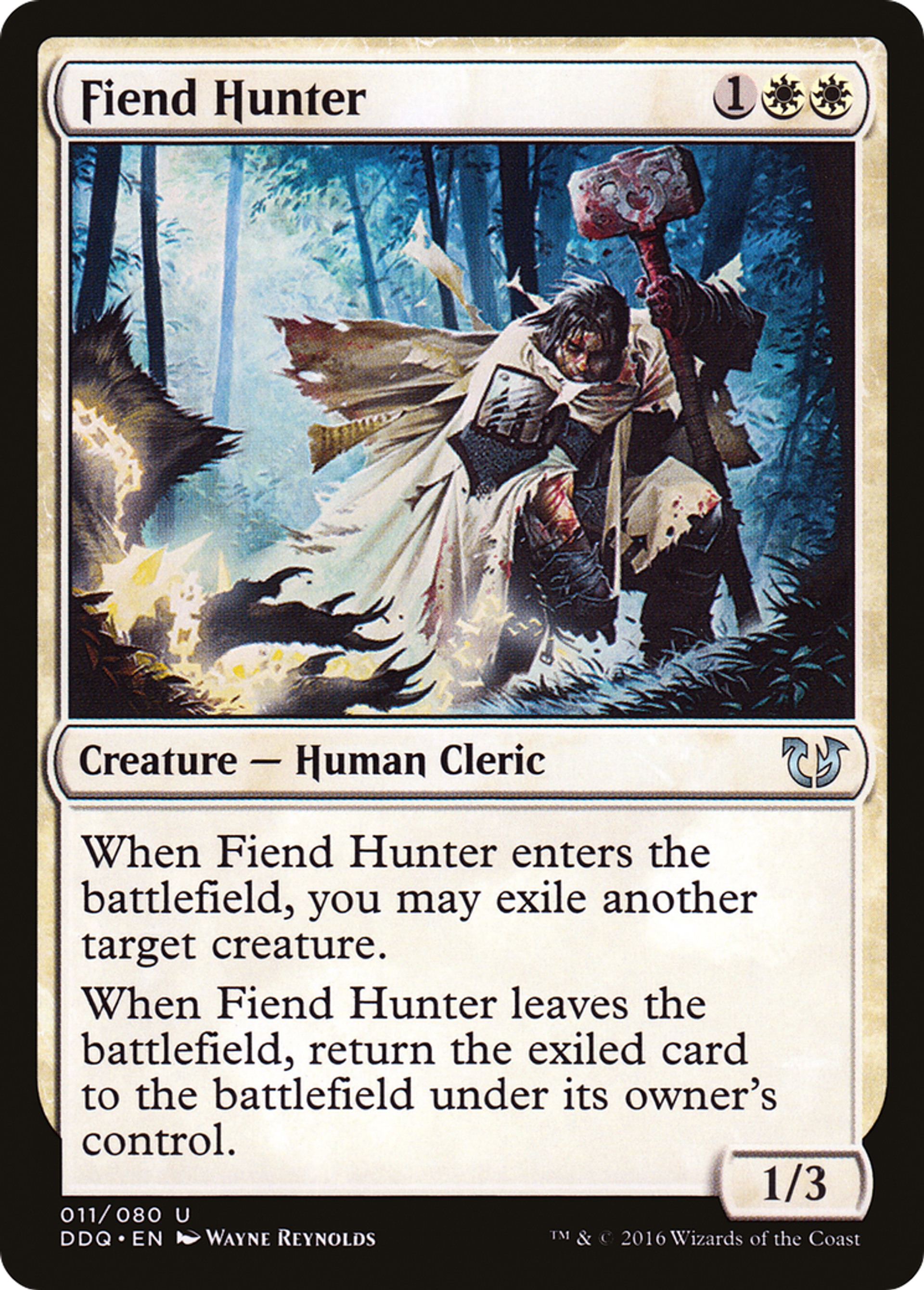 Fiend Hunter — Duel Decks: Blessed vs. Cursed — Magic: The Gathering