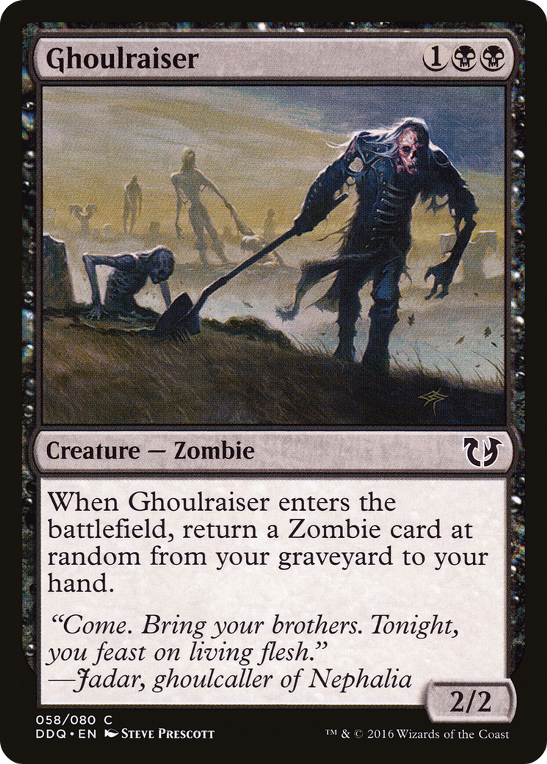 Ghoulraiser — Duel Decks: Blessed vs. Cursed — Magic: The Gathering