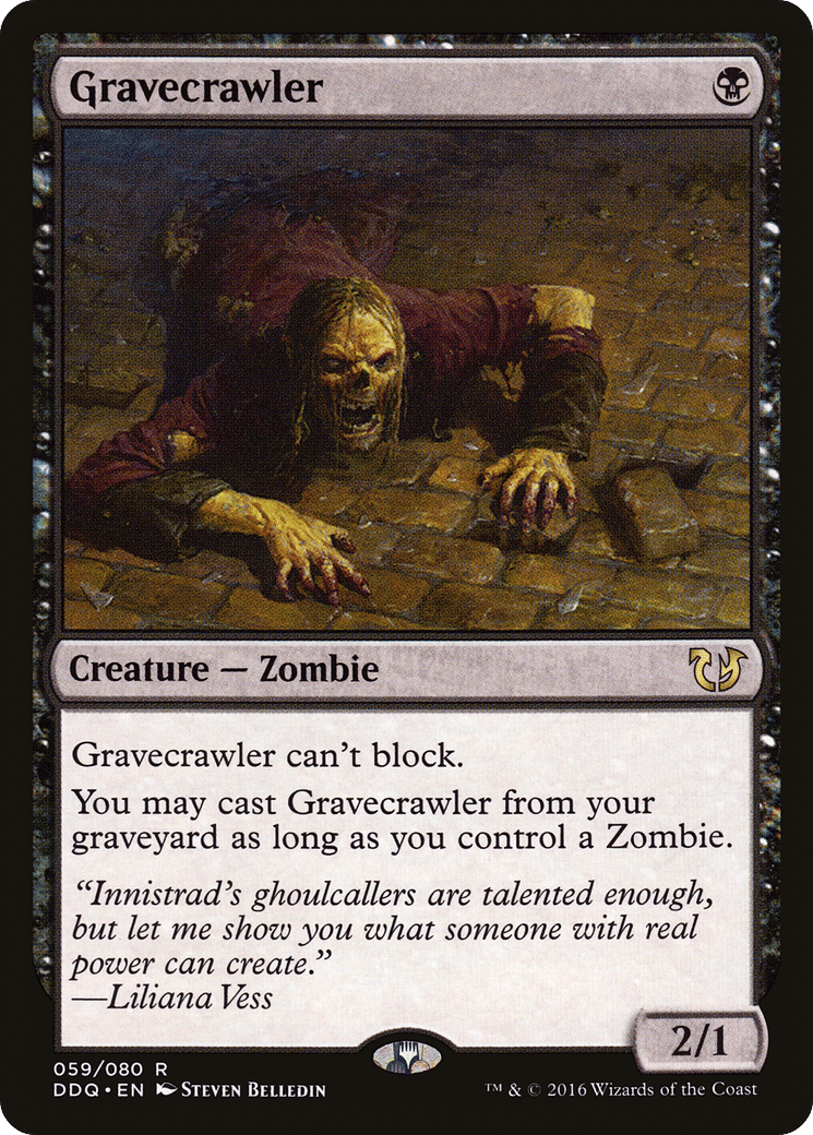Gravecrawler — Duel Decks: Blessed vs. Cursed — Magic: The Gathering