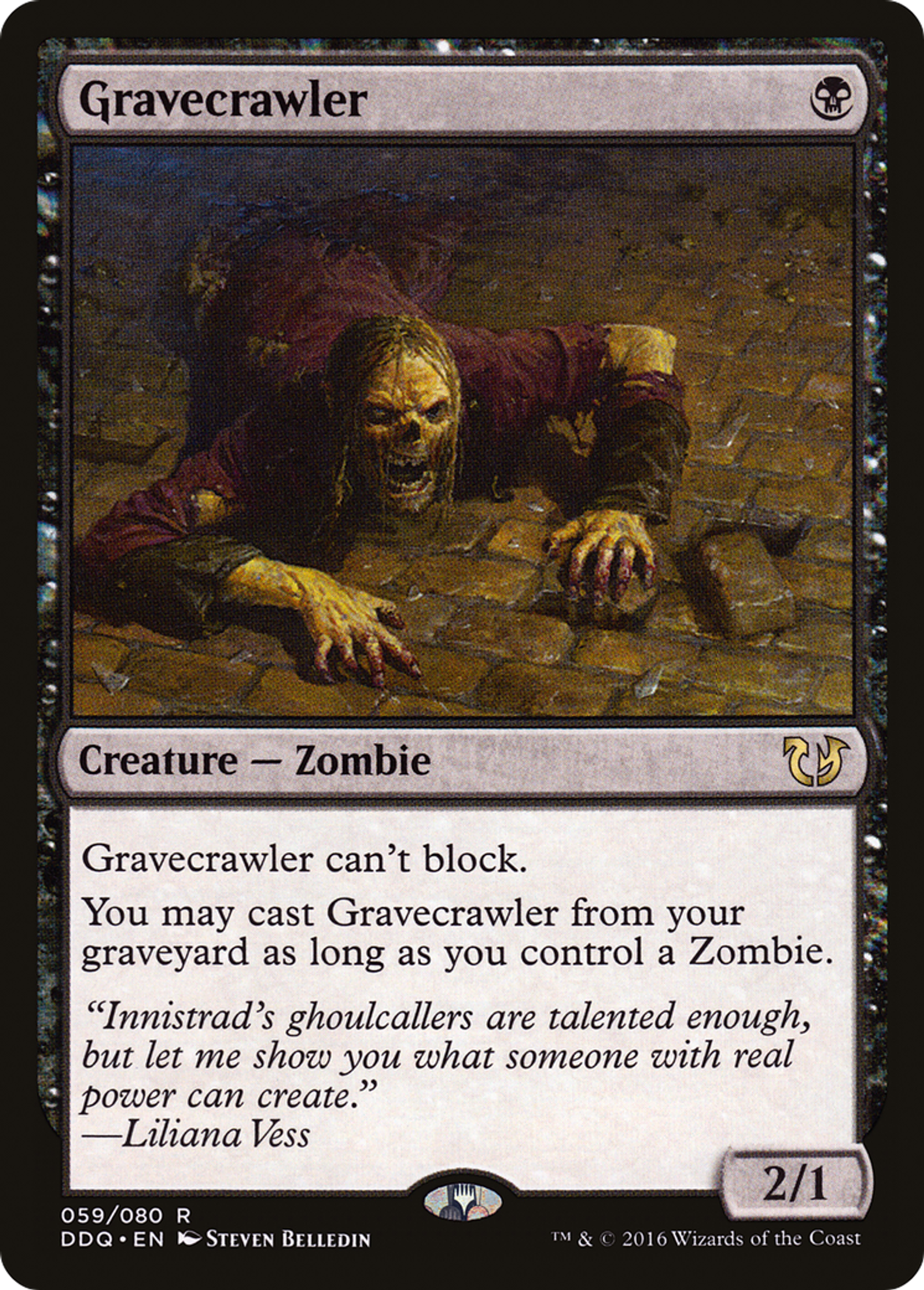 Gravecrawler — Duel Decks: Blessed vs. Cursed — Magic: The Gathering