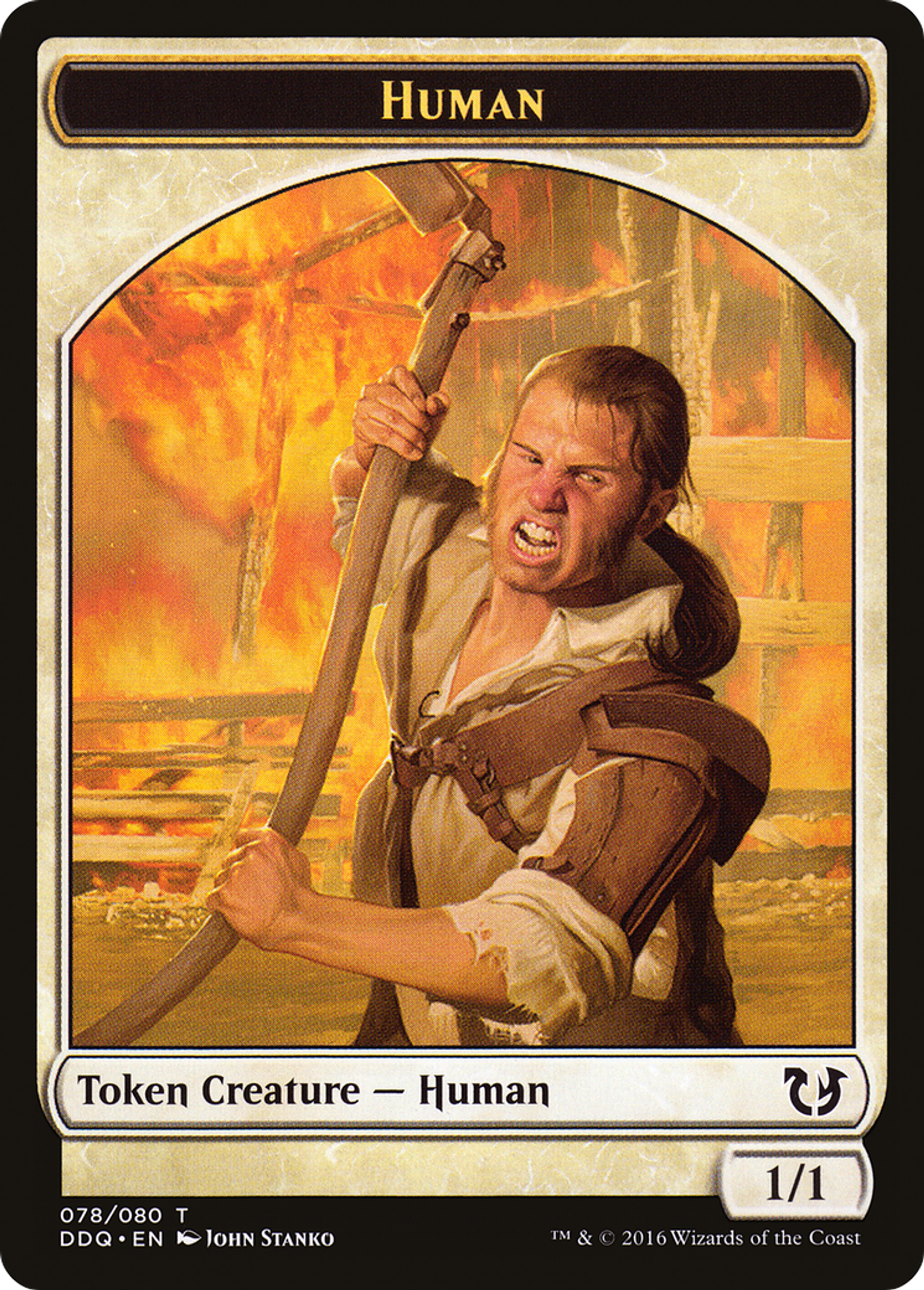 Human — Duel Decks: Blessed vs. Cursed — Magic: The Gathering