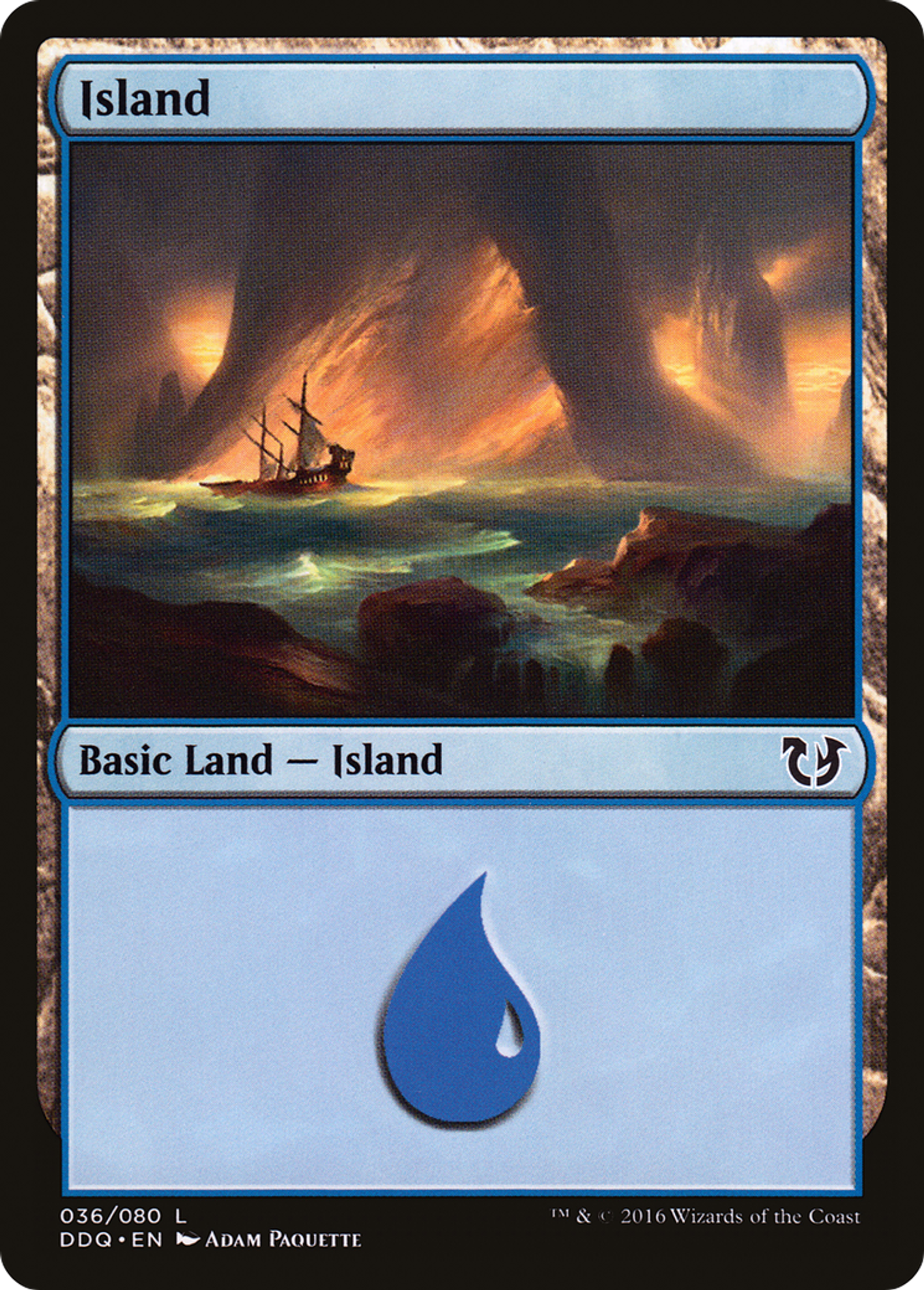 Island — Duel Decks: Blessed vs. Cursed — Magic: The Gathering
