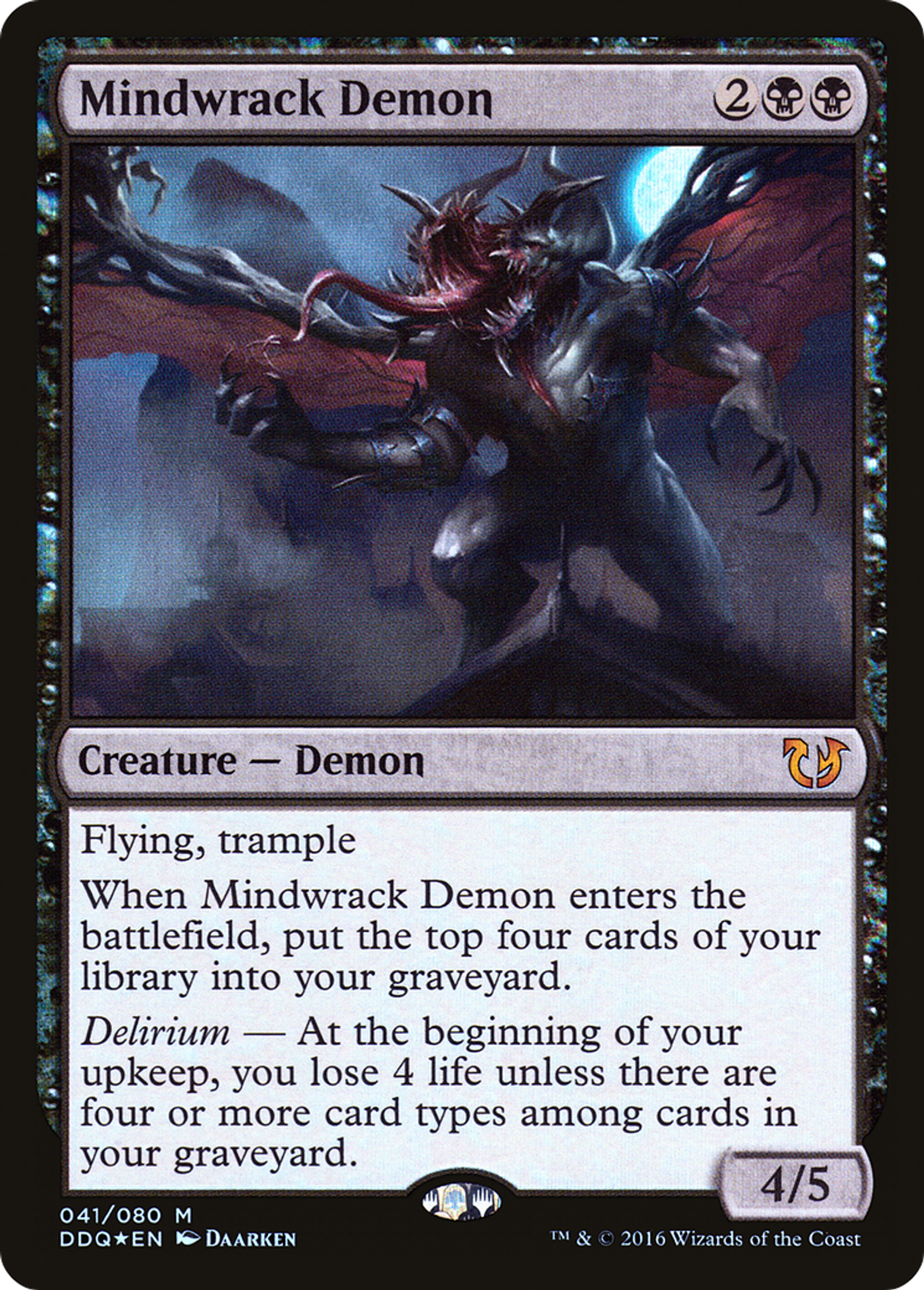 Mindwrack Demon — Duel Decks: Blessed vs. Cursed — Magic: The Gathering