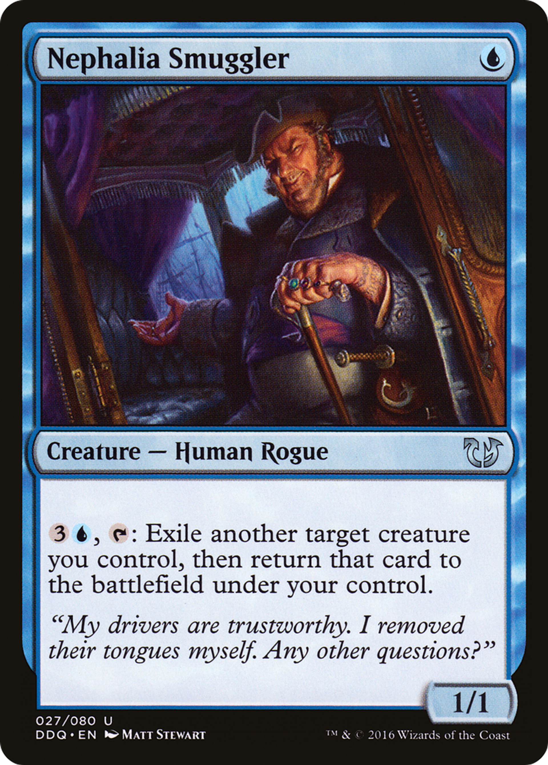 Nephalia Smuggler — Duel Decks: Blessed vs. Cursed — Magic: The Gathering