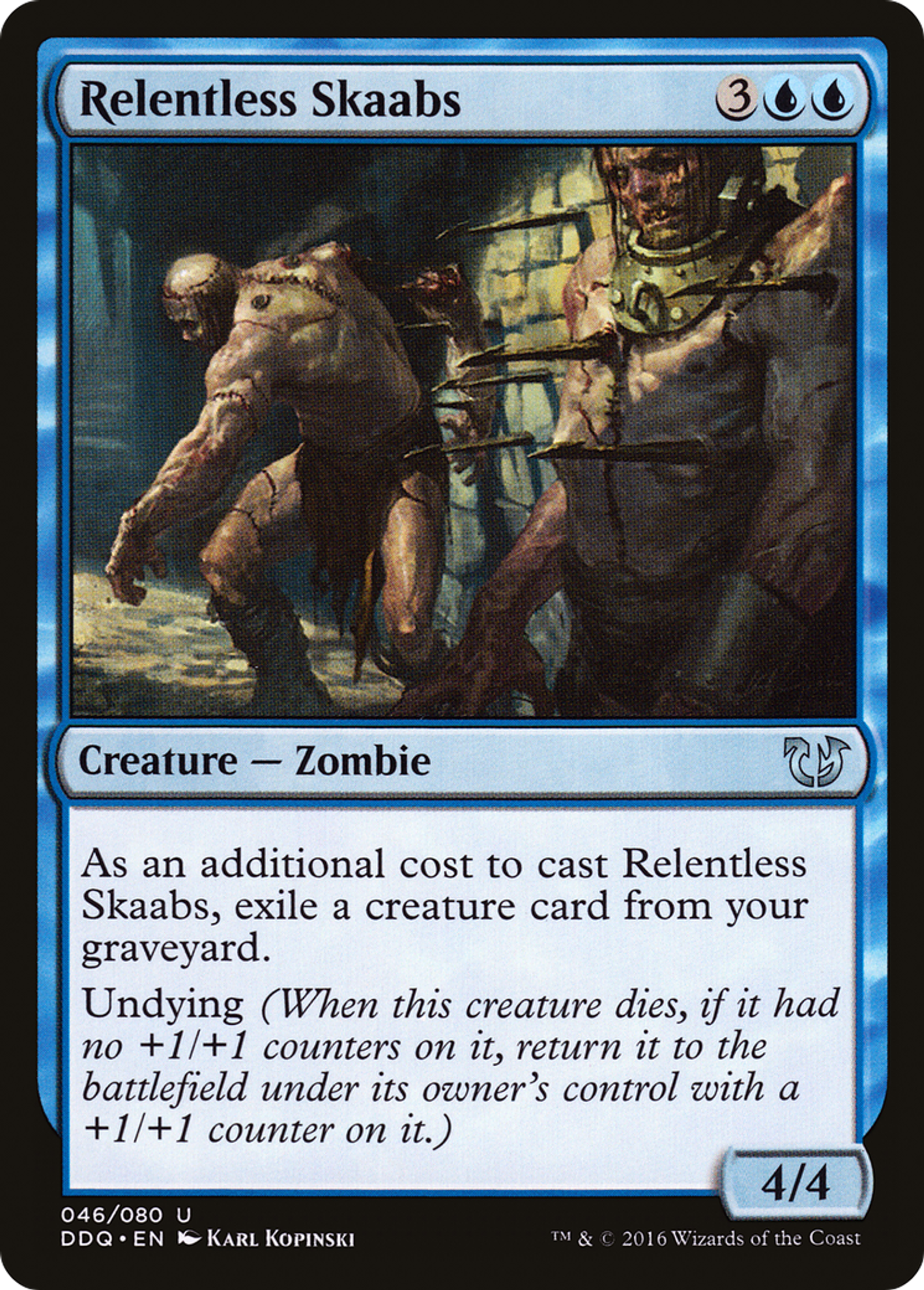 Relentless Skaabs — Duel Decks: Blessed vs. Cursed — Magic: The Gathering