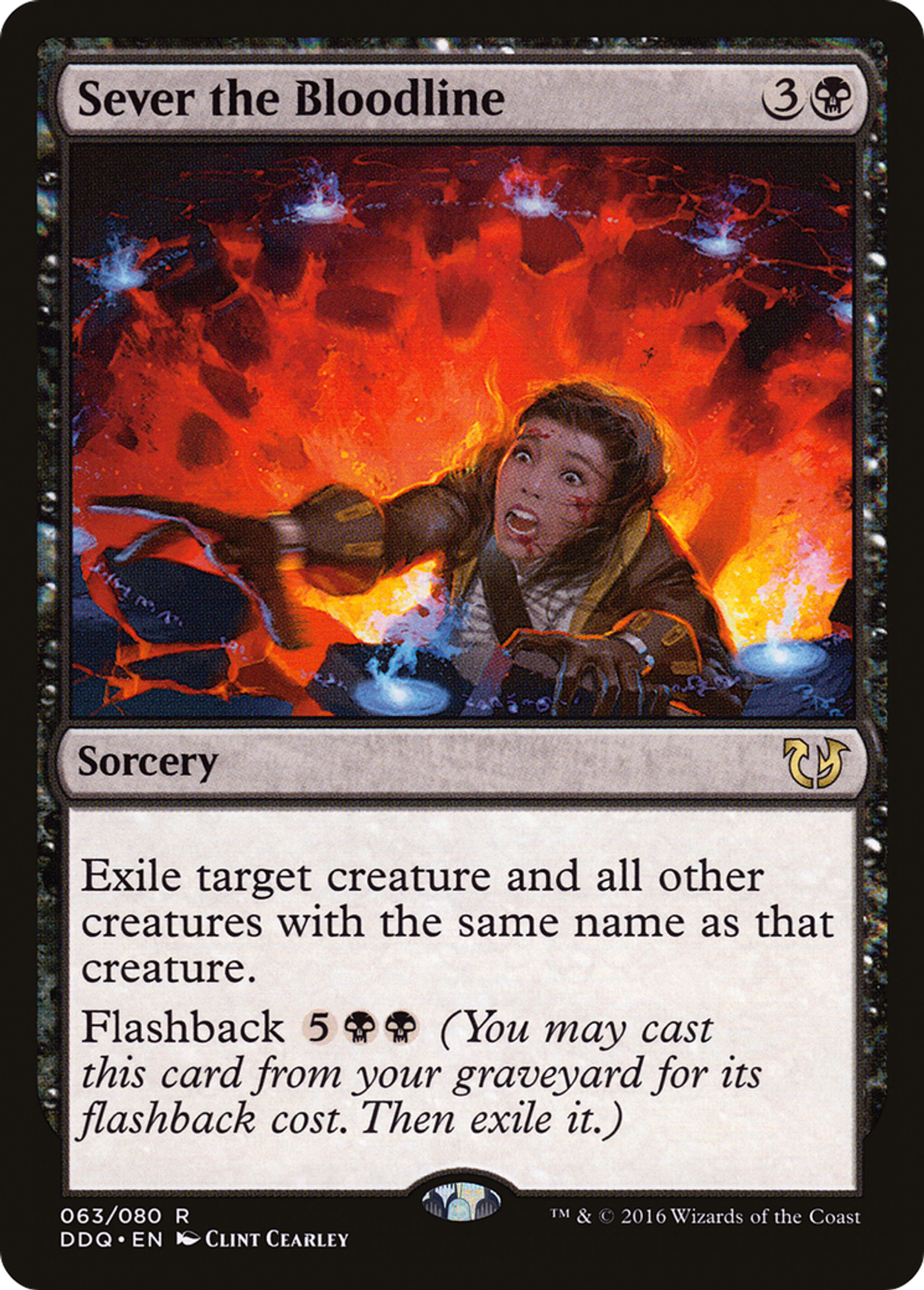 Sever the Bloodline — Duel Decks: Blessed vs. Cursed — Magic: The Gathering