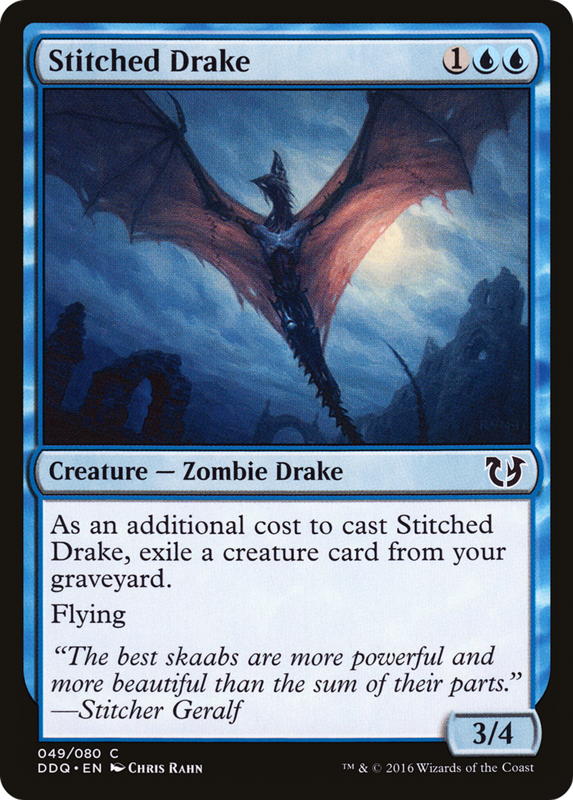 Stitched Drake — Duel Decks: Blessed vs. Cursed — Magic: The Gathering