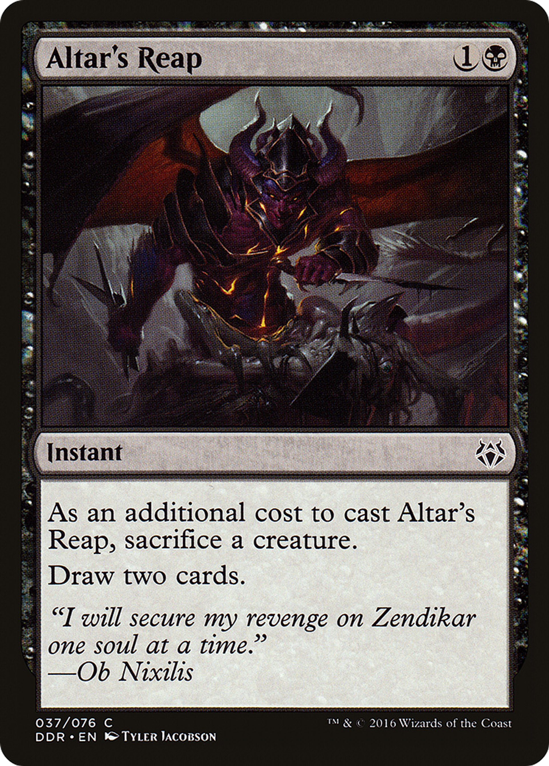 Altar's Reap — Duel Decks: Nissa vs. Ob Nixilis — Magic: The Gathering